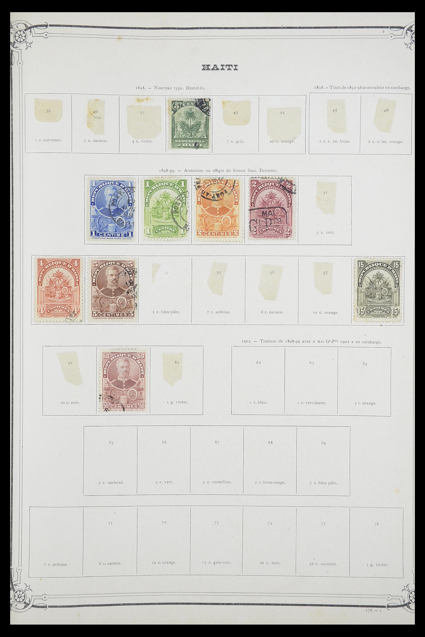 33903 083 - Postzegelverzameling 33903 Latijns Amerika 1853-1920.