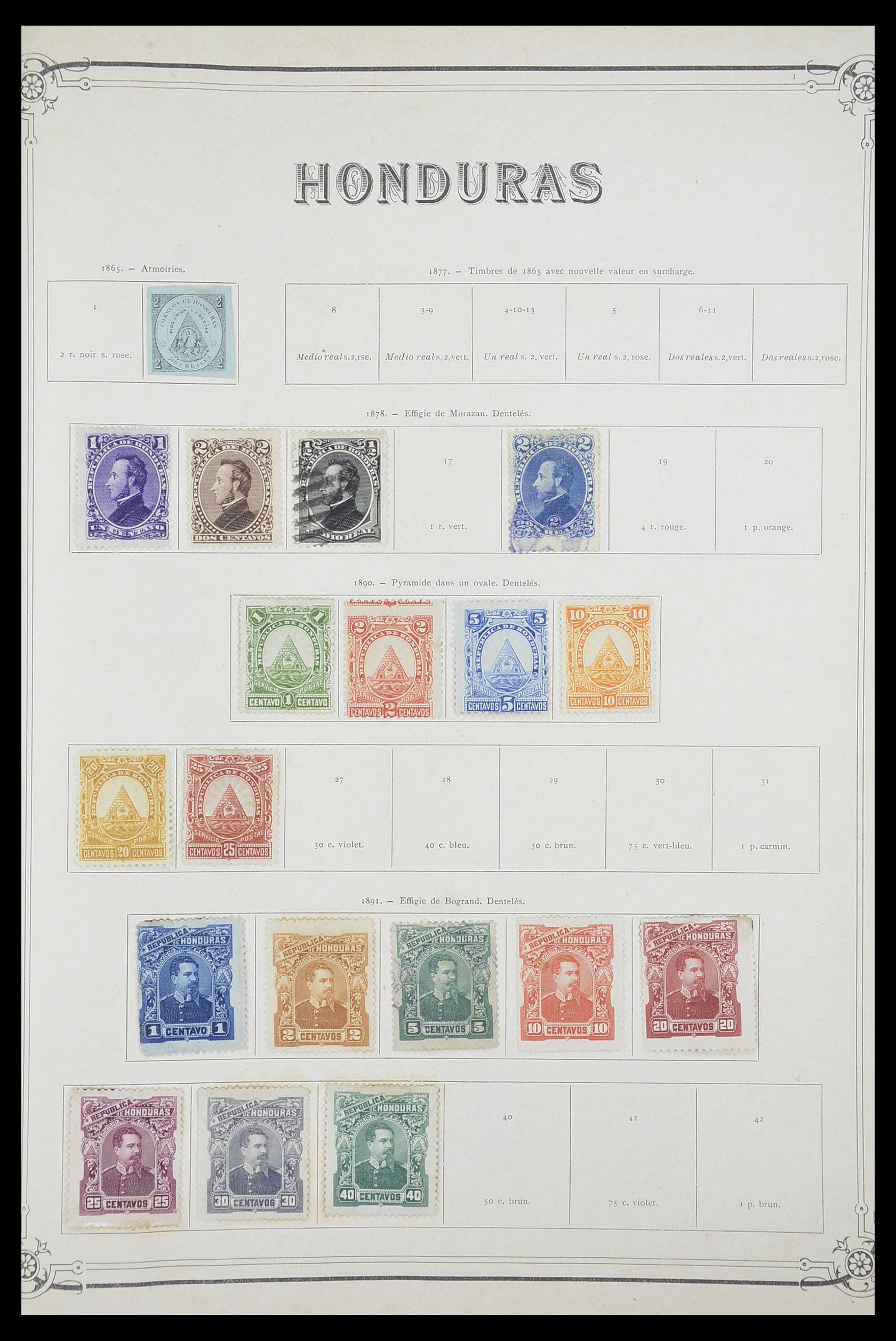 33903 085 - Postzegelverzameling 33903 Latijns Amerika 1853-1920.