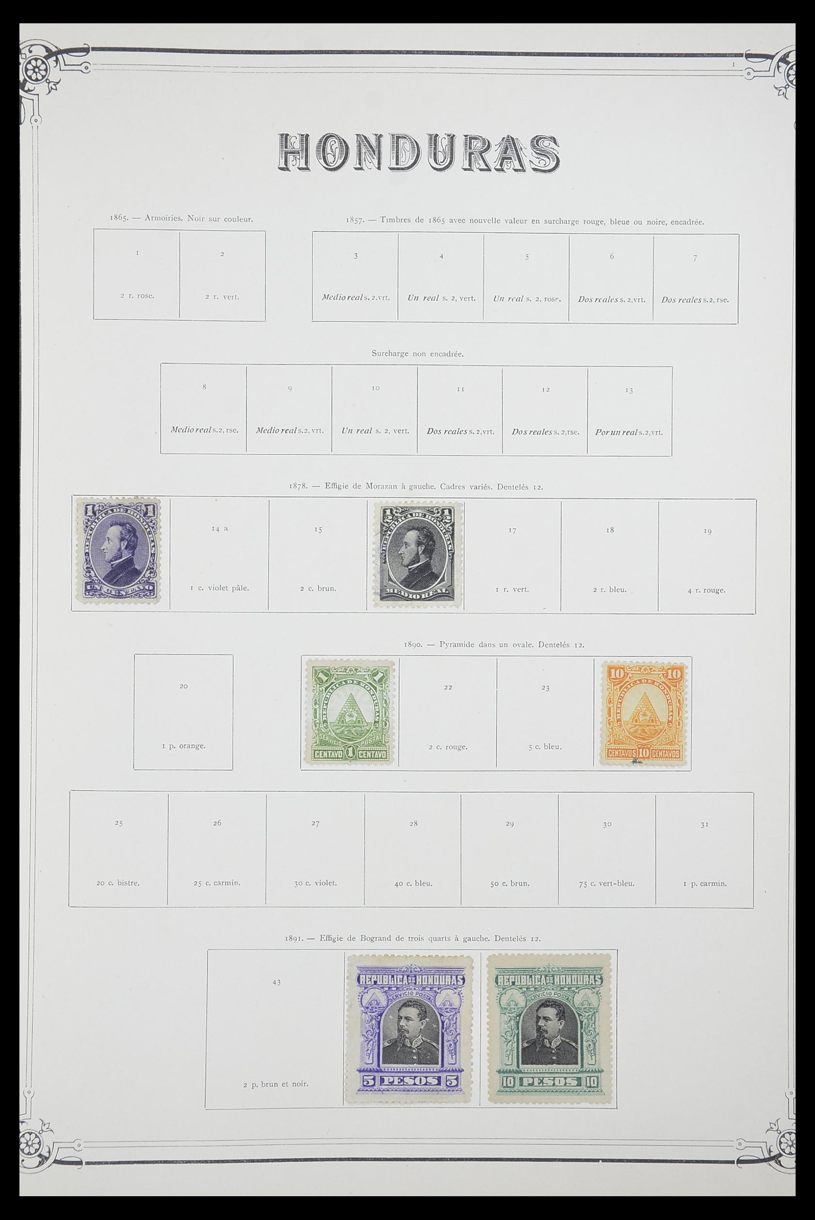 33903 086 - Postzegelverzameling 33903 Latijns Amerika 1853-1920.