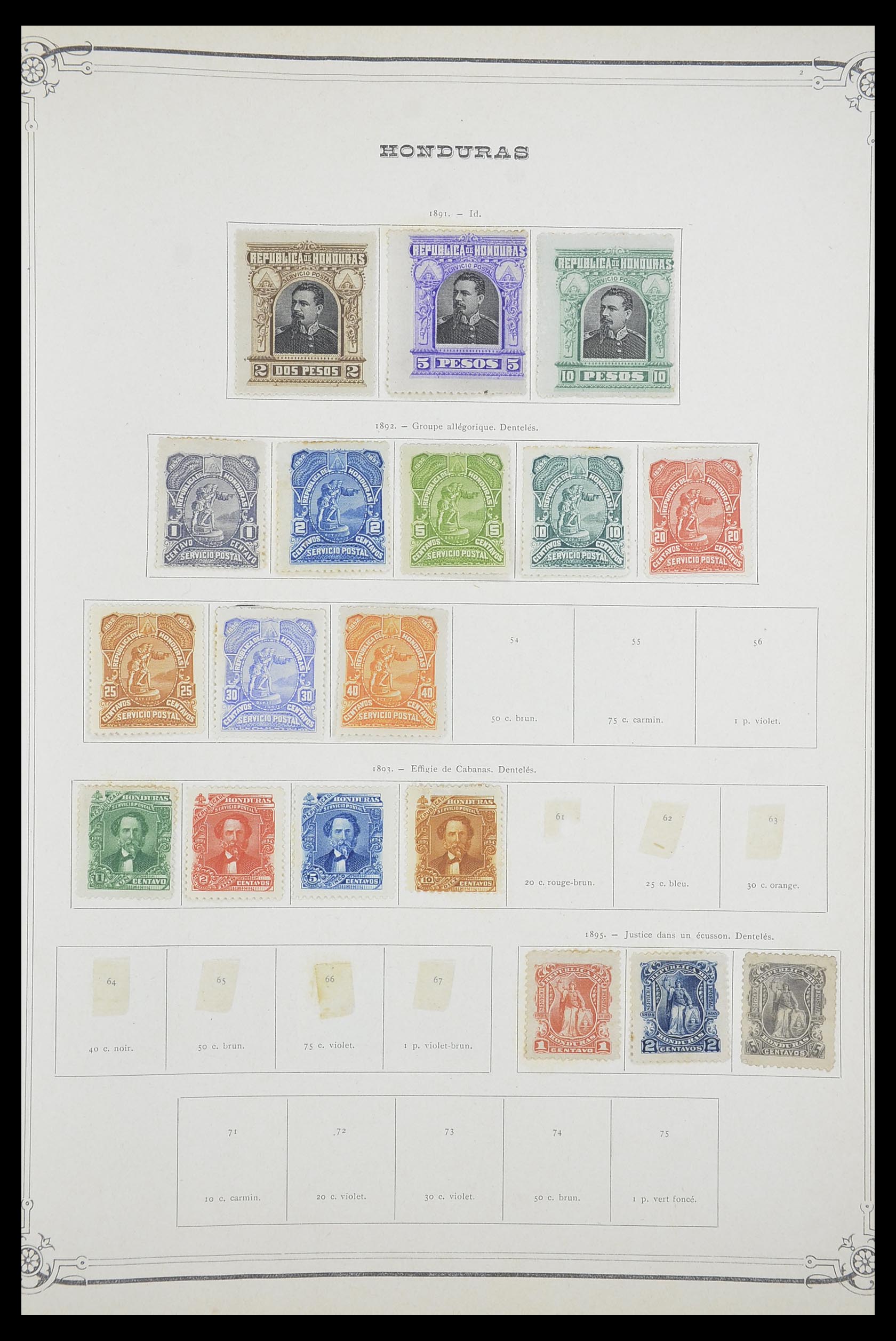 33903 087 - Postzegelverzameling 33903 Latijns Amerika 1853-1920.