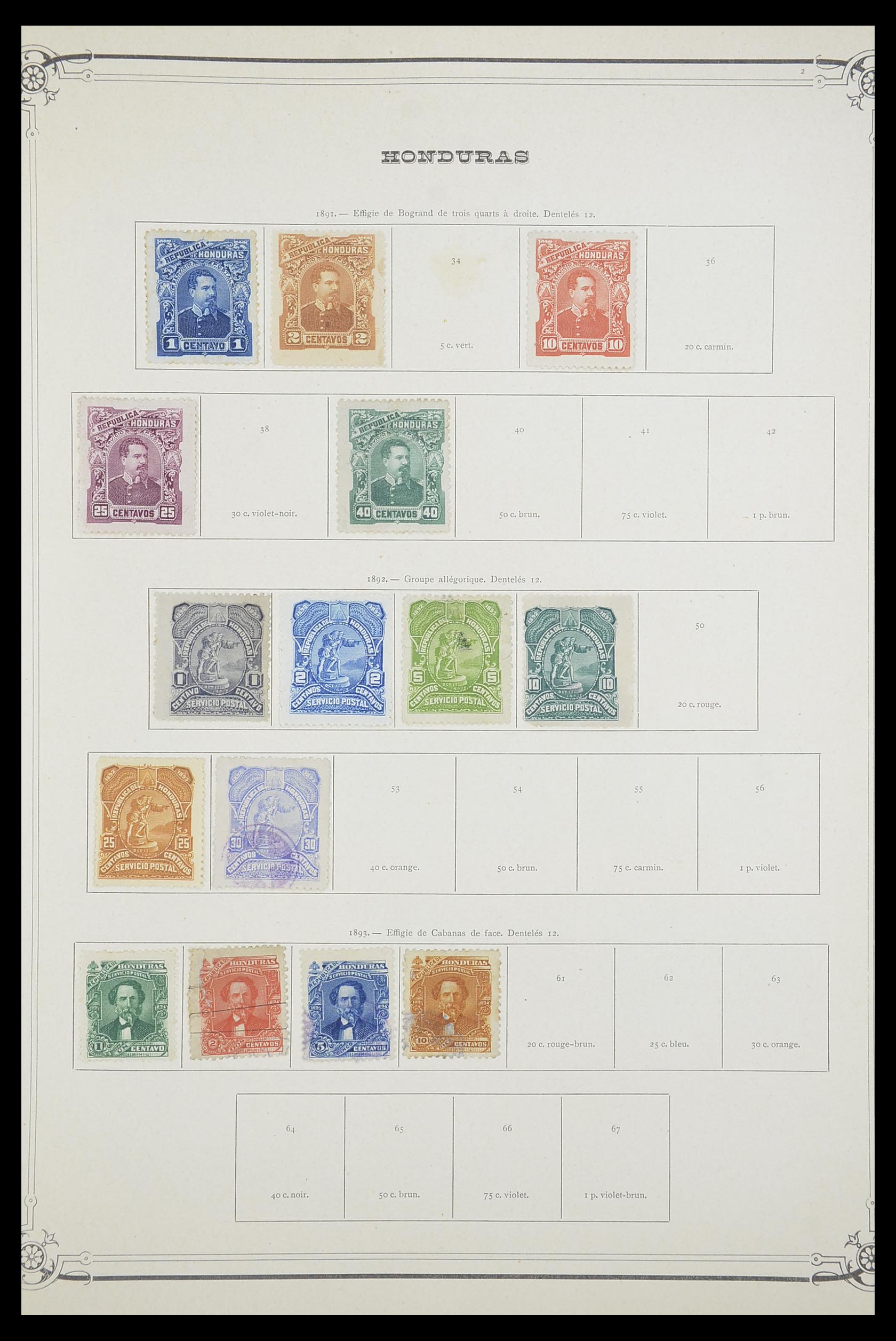 33903 088 - Postzegelverzameling 33903 Latijns Amerika 1853-1920.