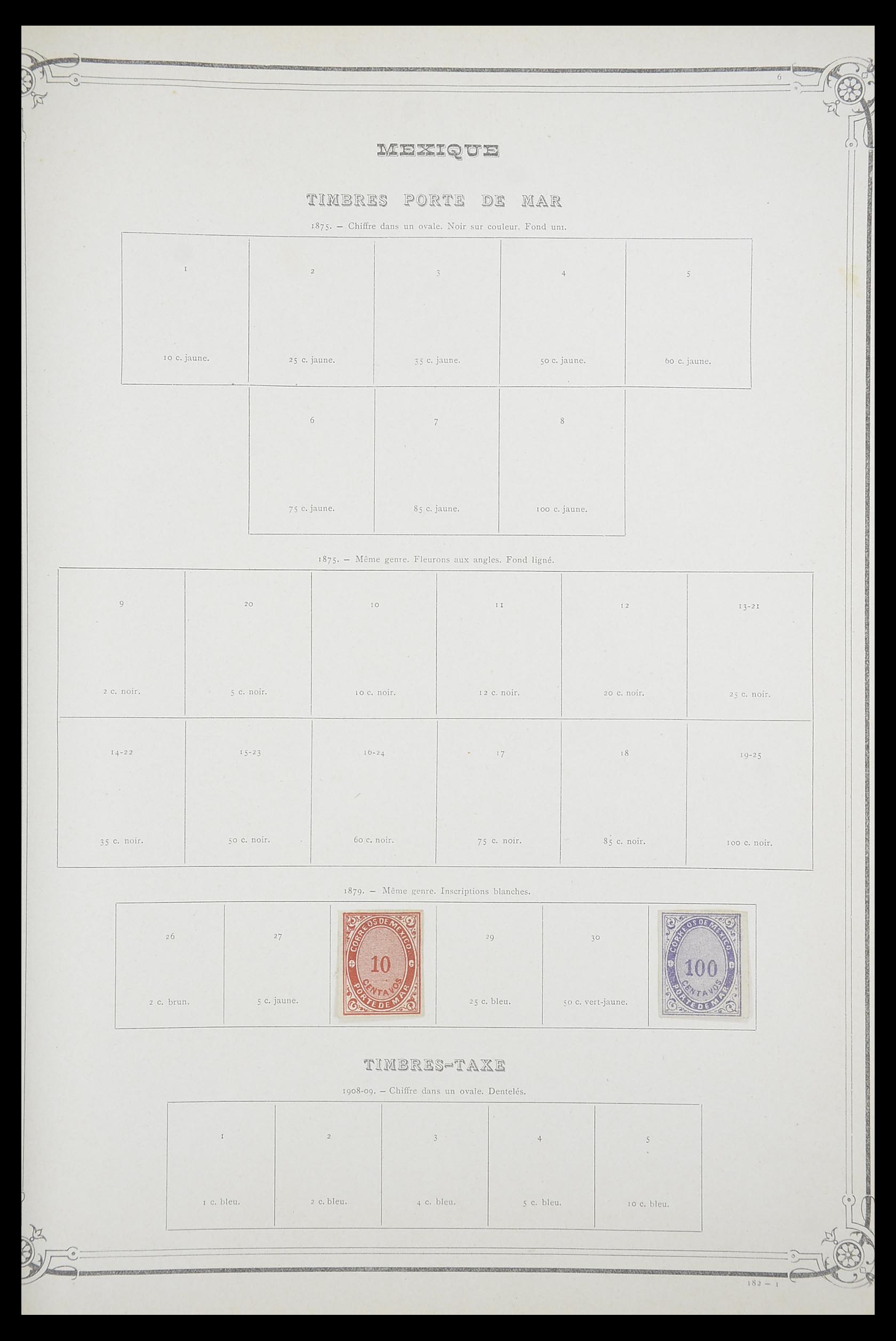33903 099 - Postzegelverzameling 33903 Latijns Amerika 1853-1920.