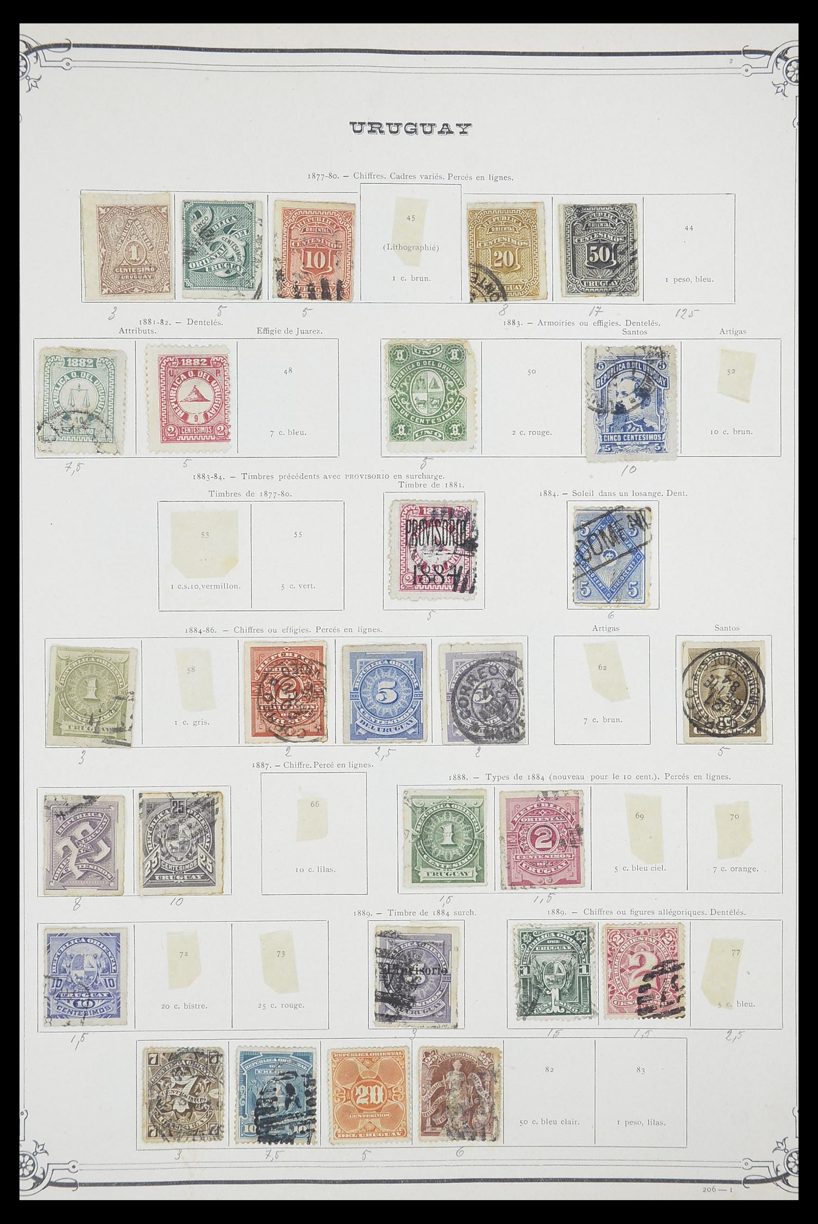 33903 118 - Stamp collection 33903 Latin America 1853-1920.