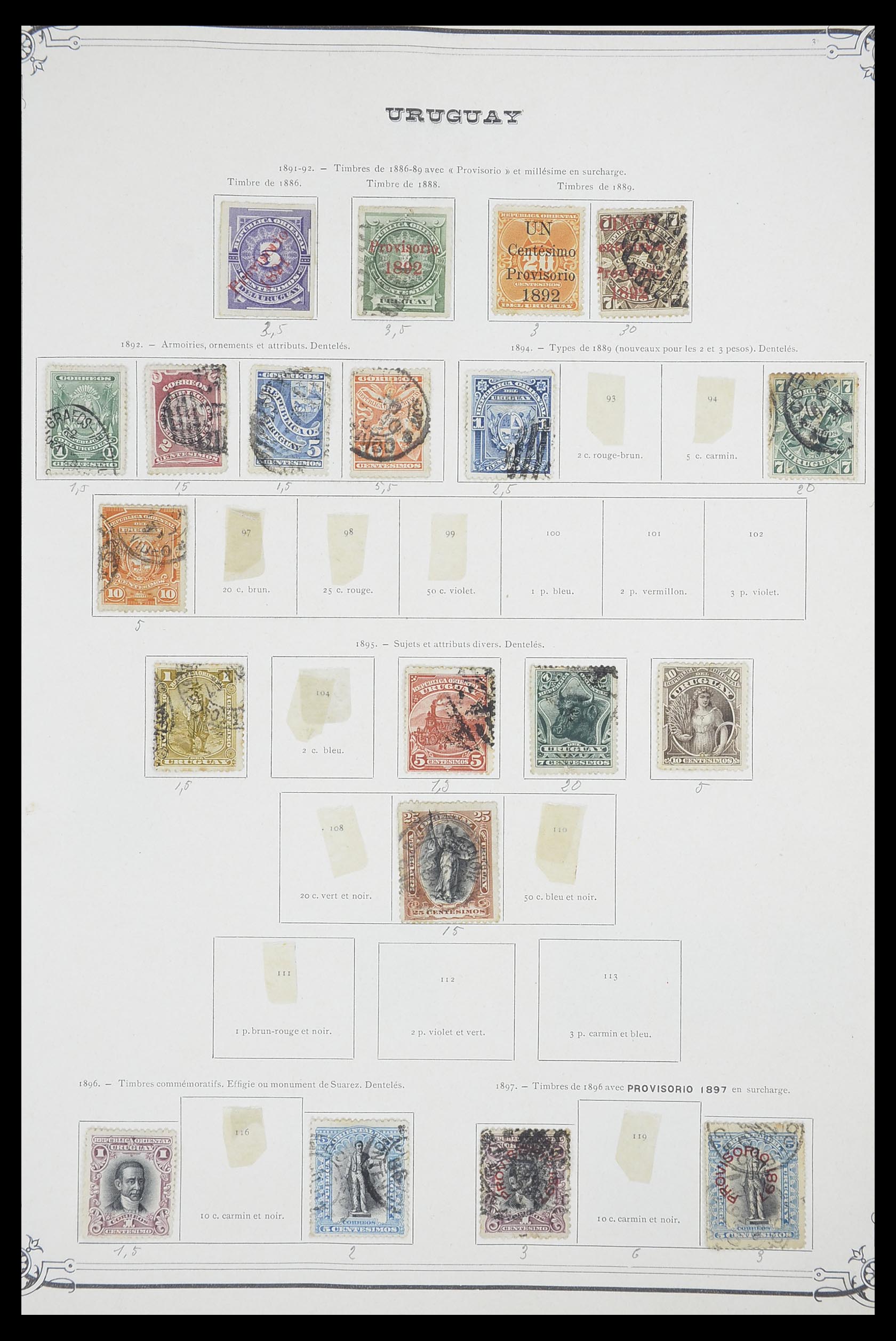 33903 119 - Stamp collection 33903 Latin America 1853-1920.