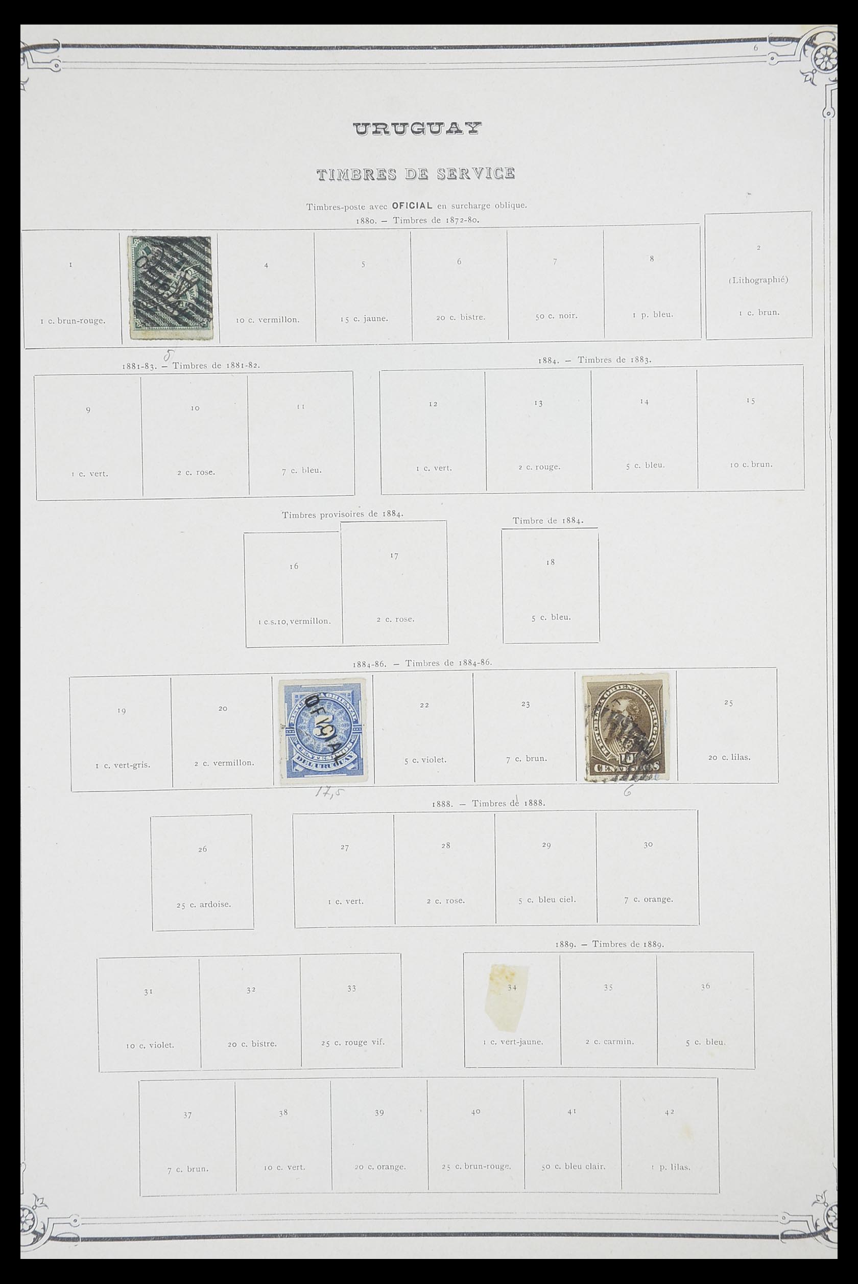 33903 127 - Postzegelverzameling 33903 Latijns Amerika 1853-1920.