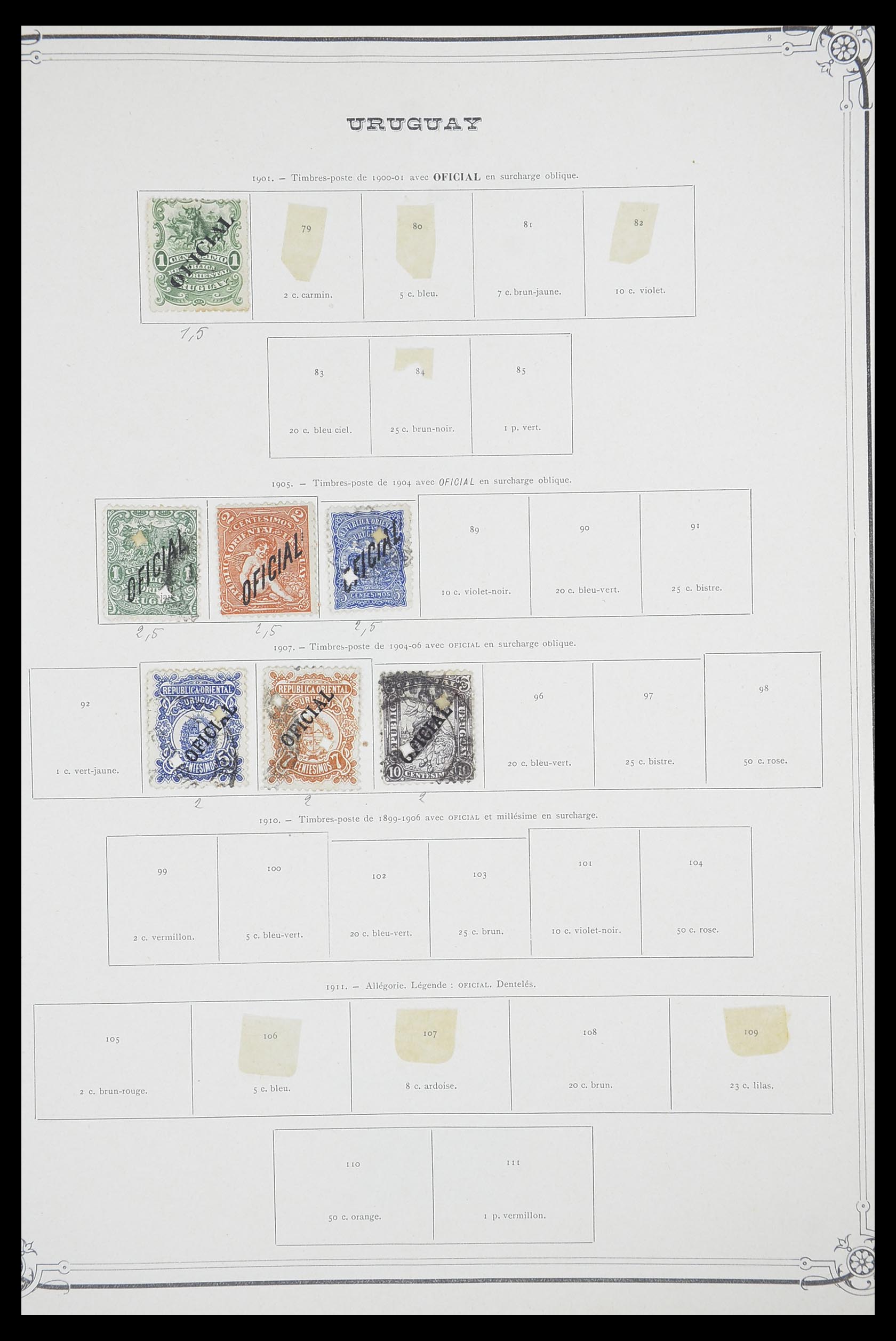 33903 129 - Postzegelverzameling 33903 Latijns Amerika 1853-1920.
