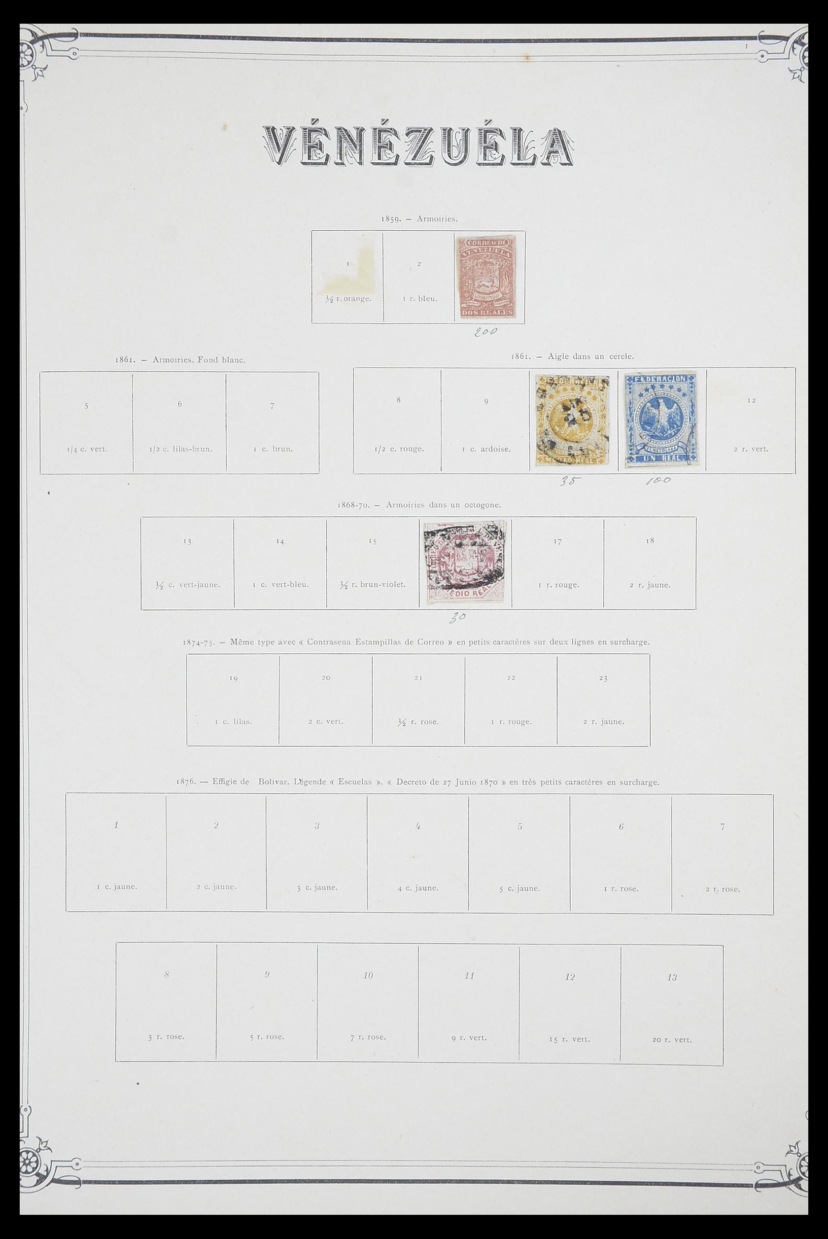 33903 131 - Postzegelverzameling 33903 Latijns Amerika 1853-1920.