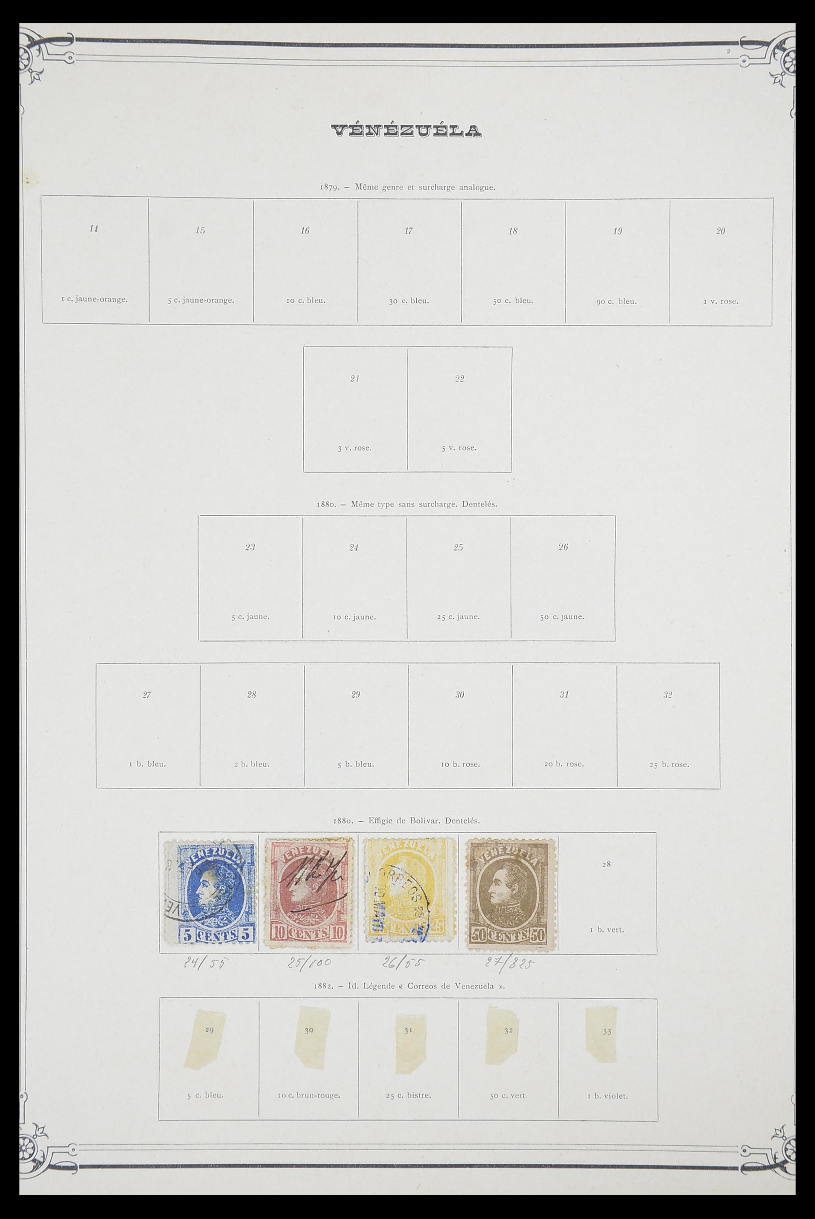 33903 132 - Postzegelverzameling 33903 Latijns Amerika 1853-1920.