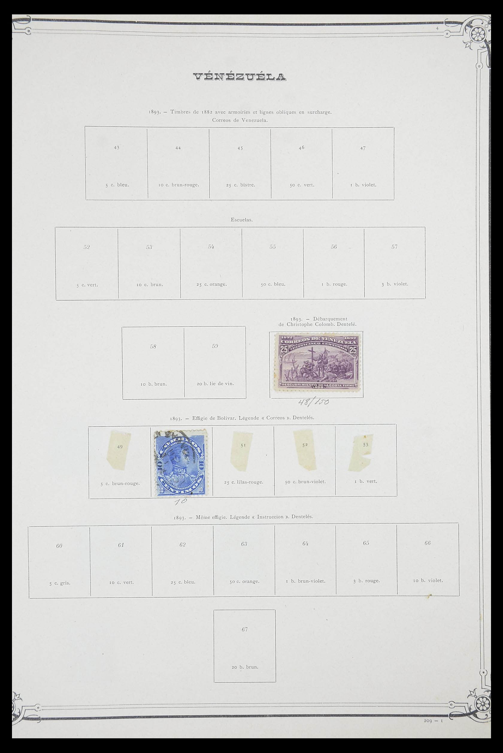 33903 133 - Postzegelverzameling 33903 Latijns Amerika 1853-1920.