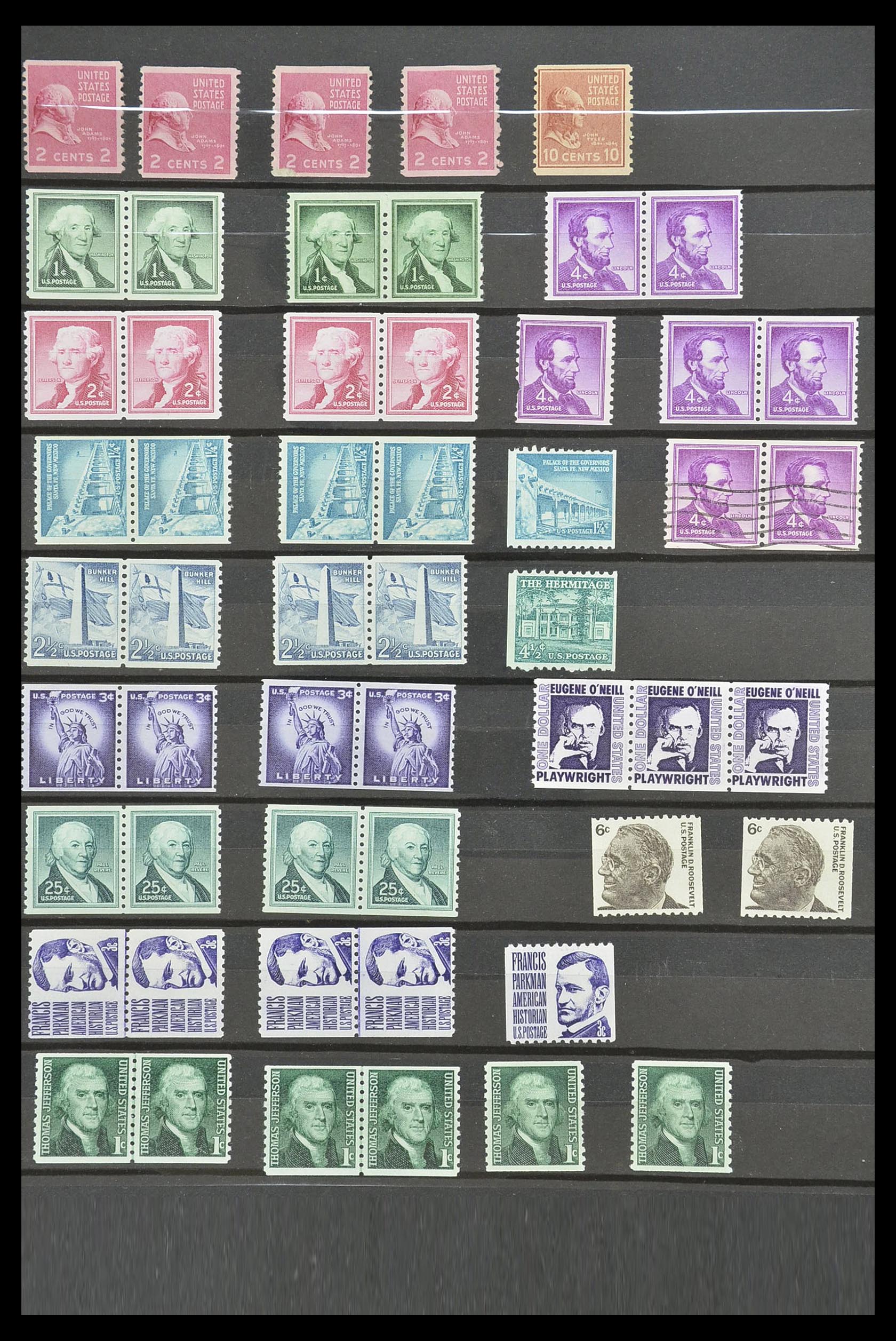 33904 001 - Stamp collection 33904 USA 1938-1998.