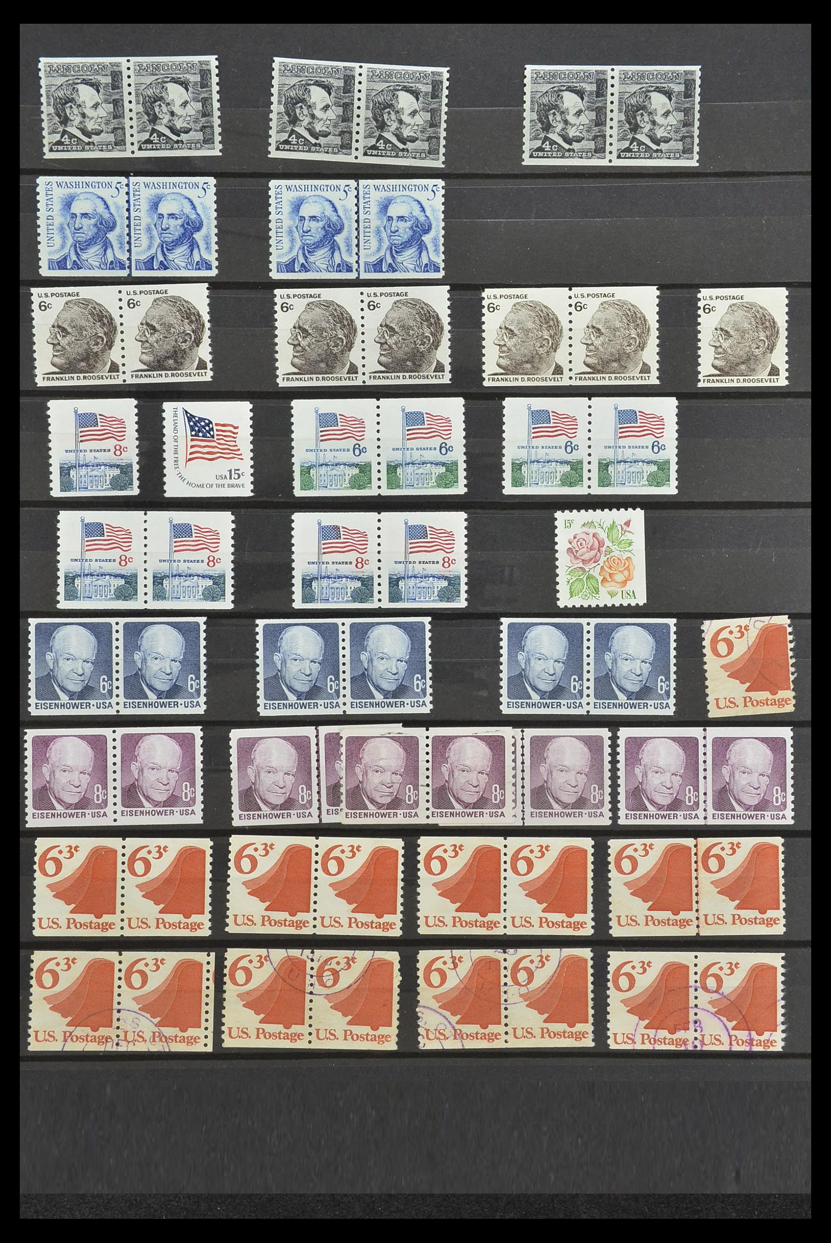 33904 002 - Postzegelverzameling 33904 USA 1938-1998.