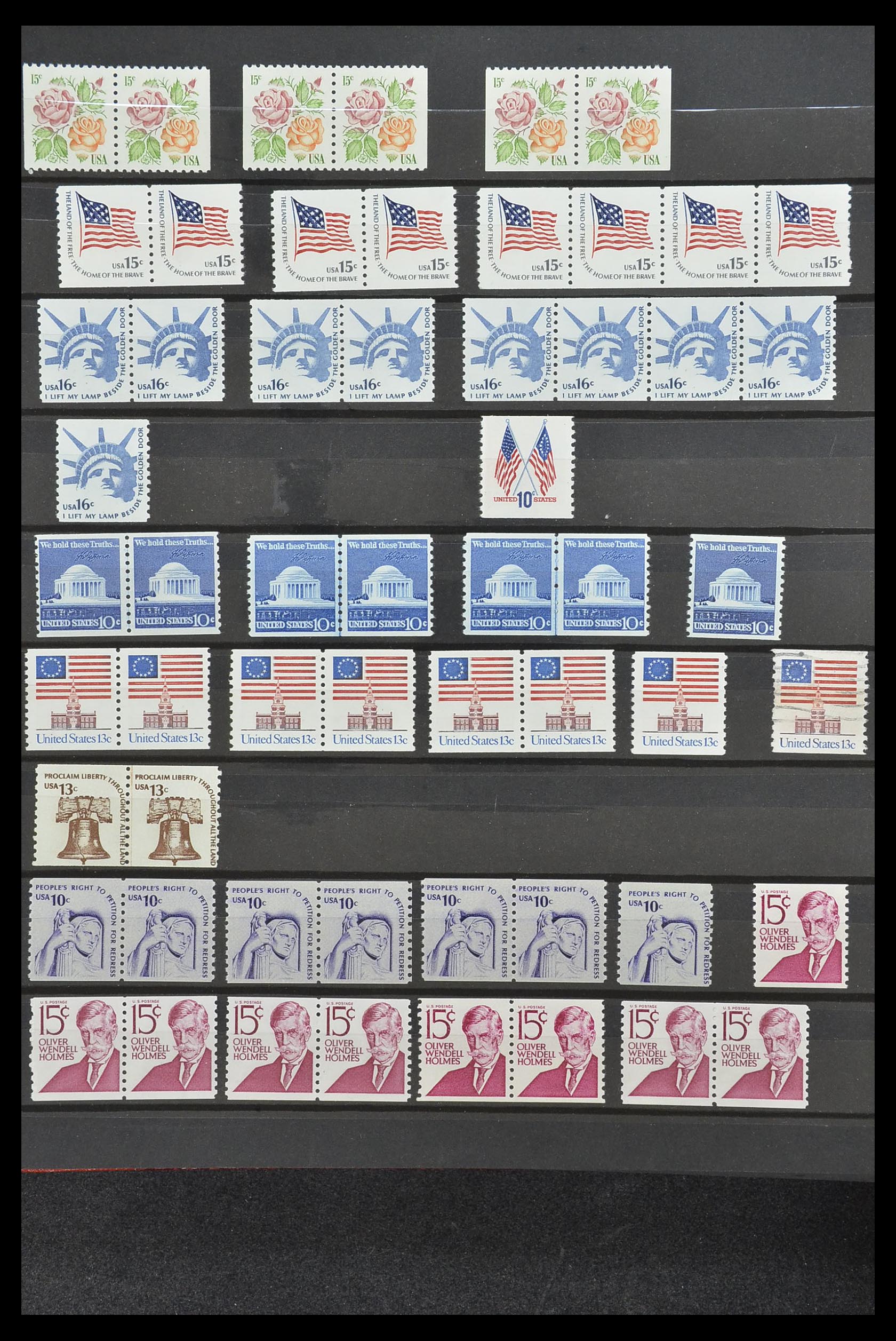 33904 003 - Stamp collection 33904 USA 1938-1998.