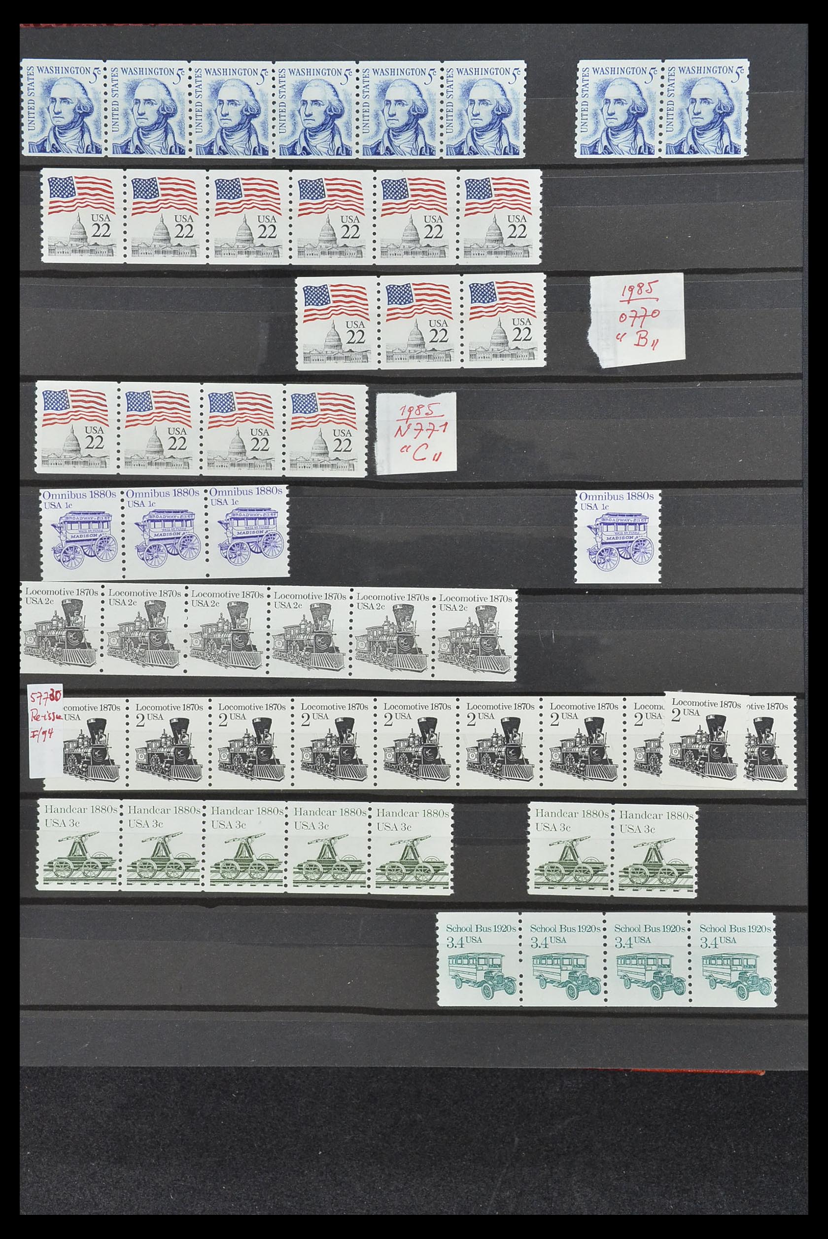 33904 006 - Postzegelverzameling 33904 USA 1938-1998.