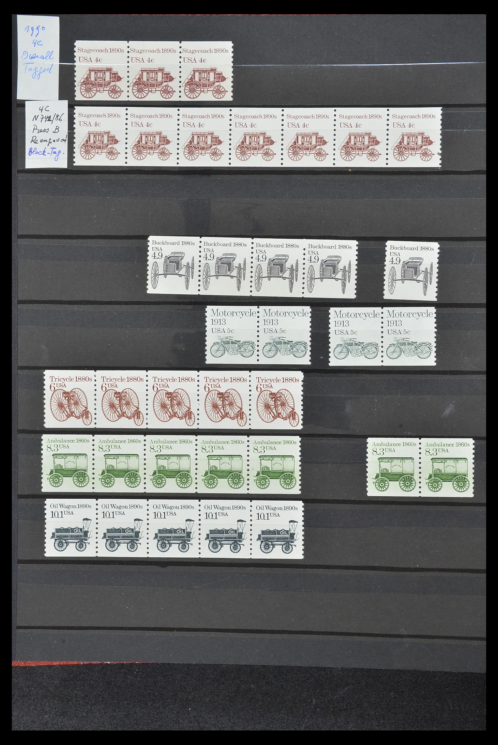33904 007 - Stamp collection 33904 USA 1938-1998.
