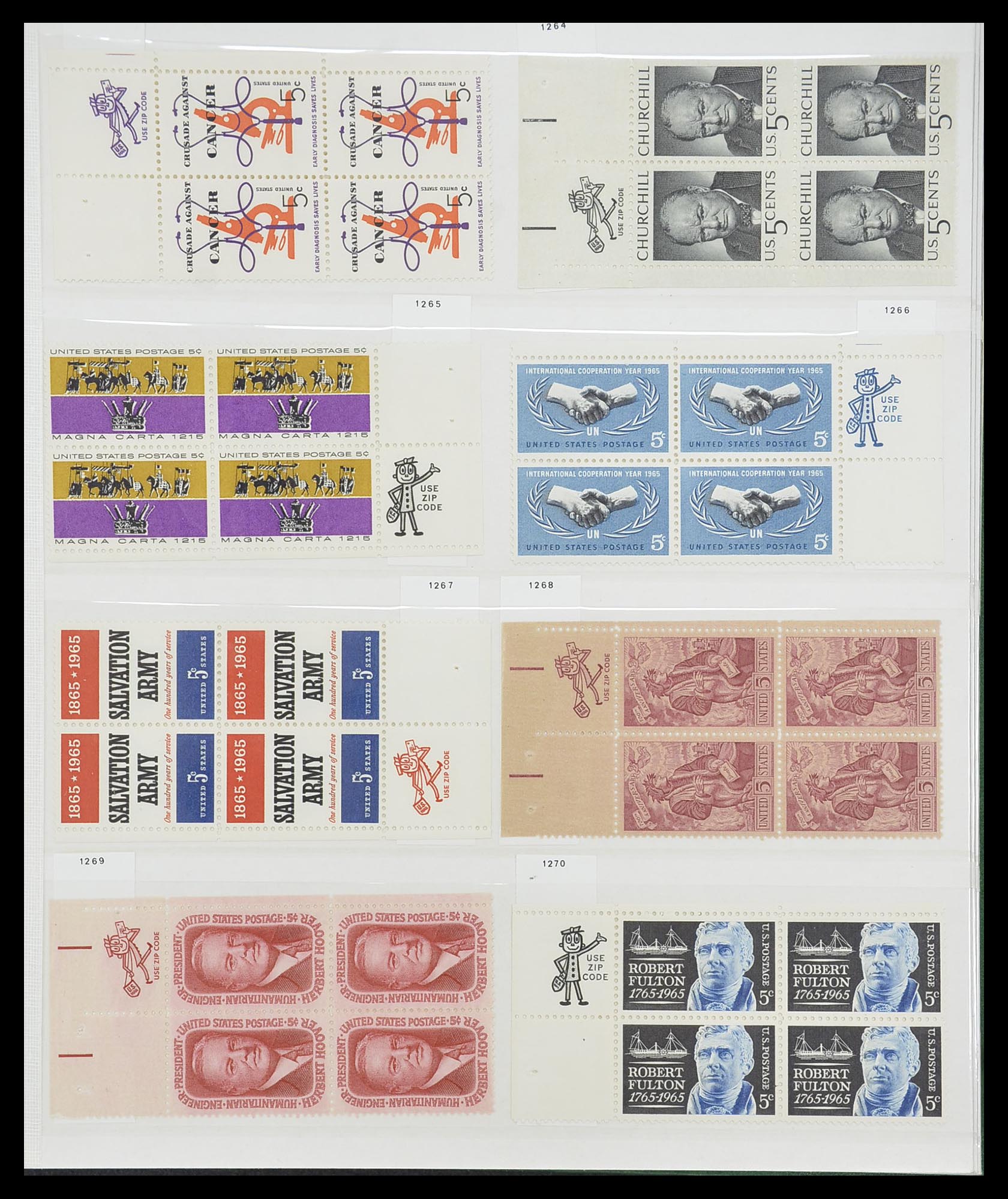 33904 019 - Stamp collection 33904 USA 1938-1998.