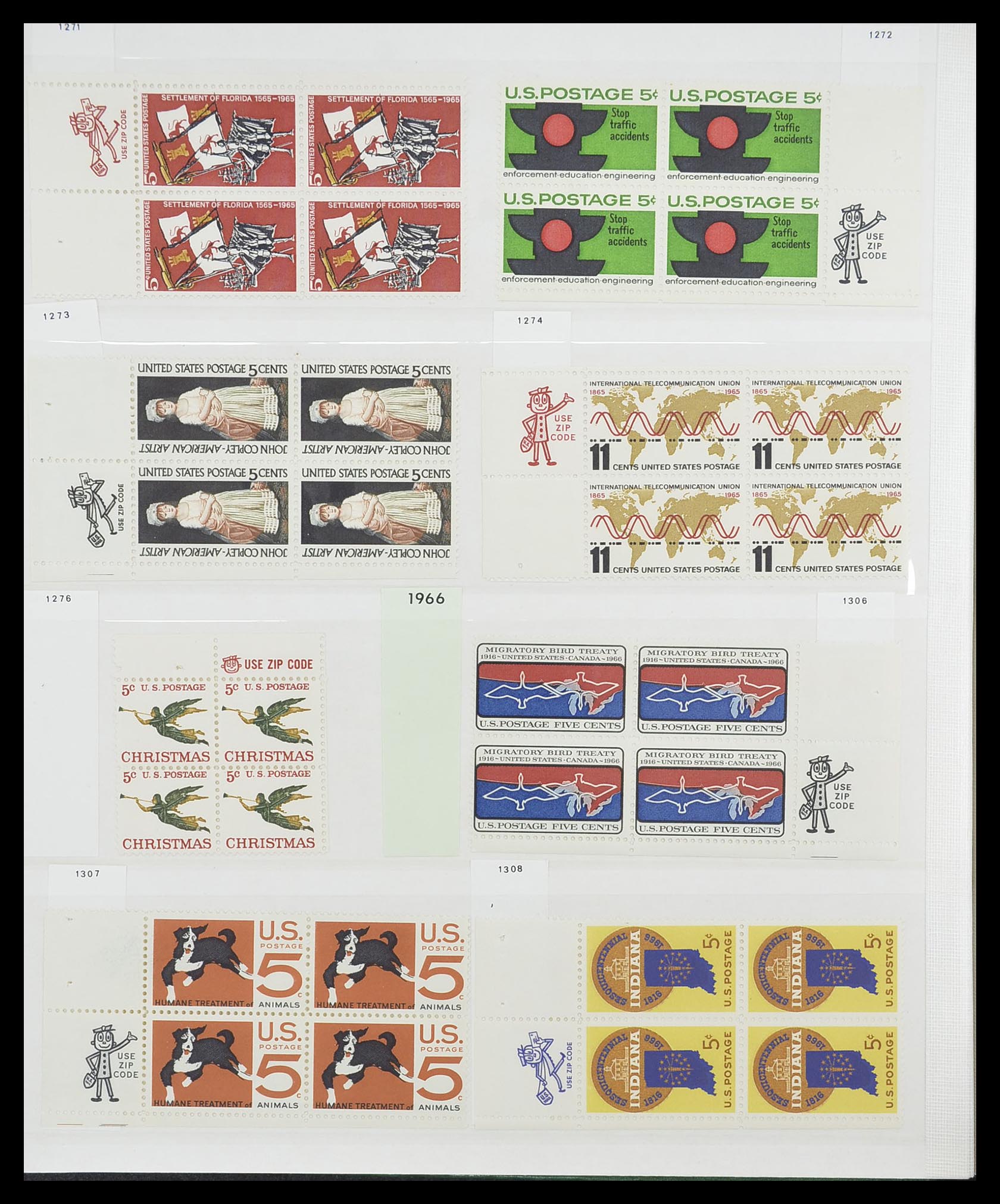33904 020 - Stamp collection 33904 USA 1938-1998.
