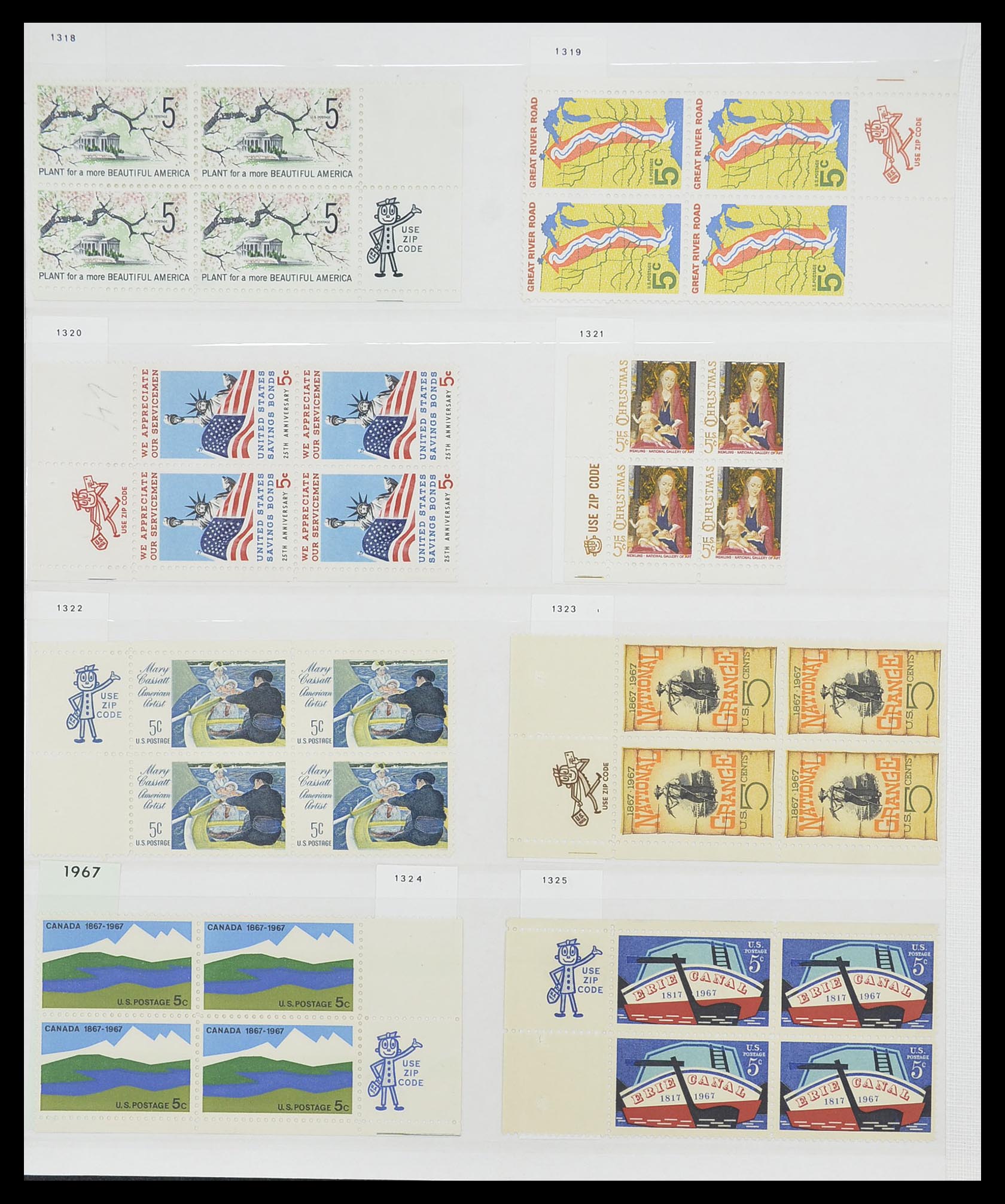 33904 022 - Postzegelverzameling 33904 USA 1938-1998.