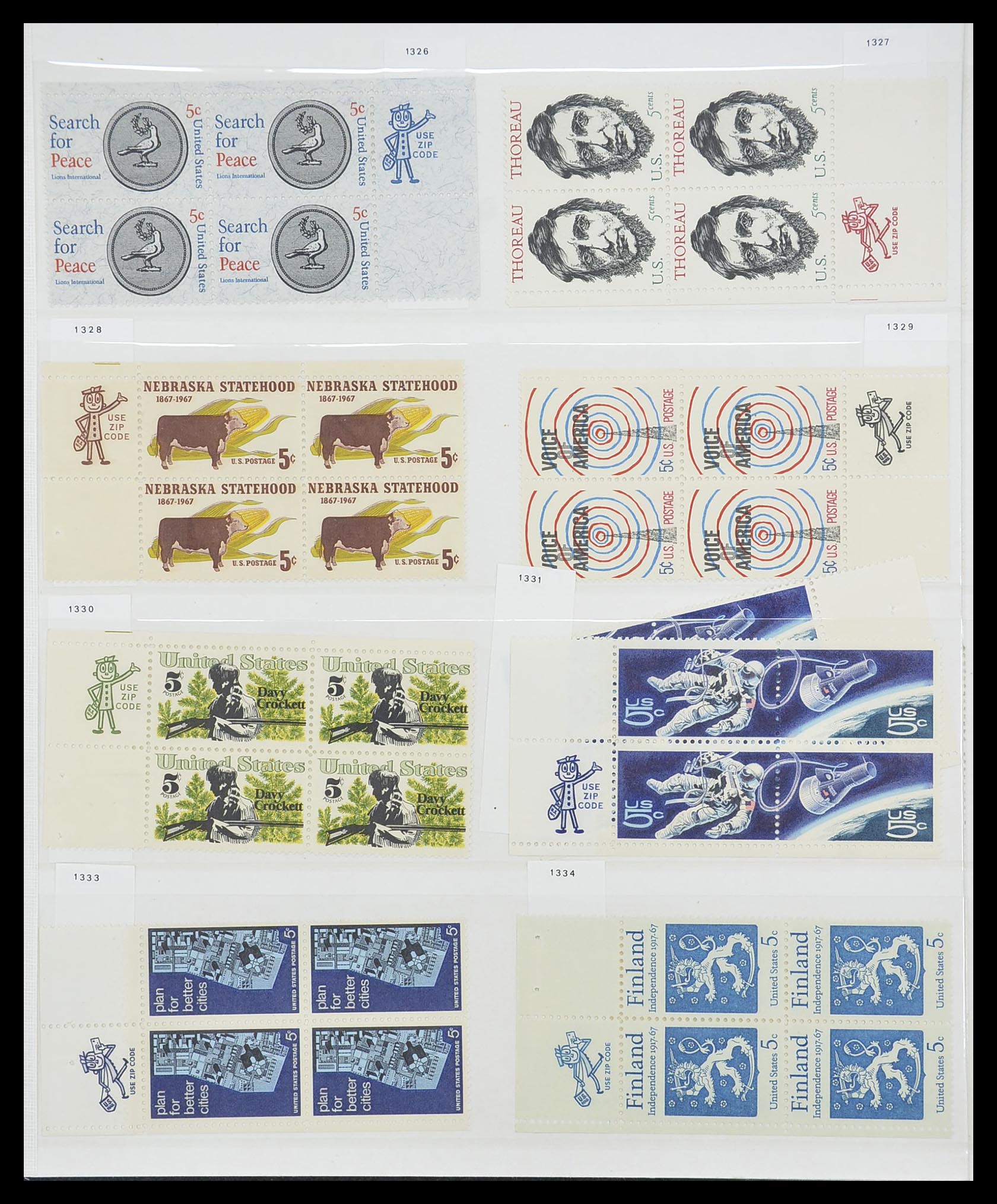 33904 023 - Postzegelverzameling 33904 USA 1938-1998.