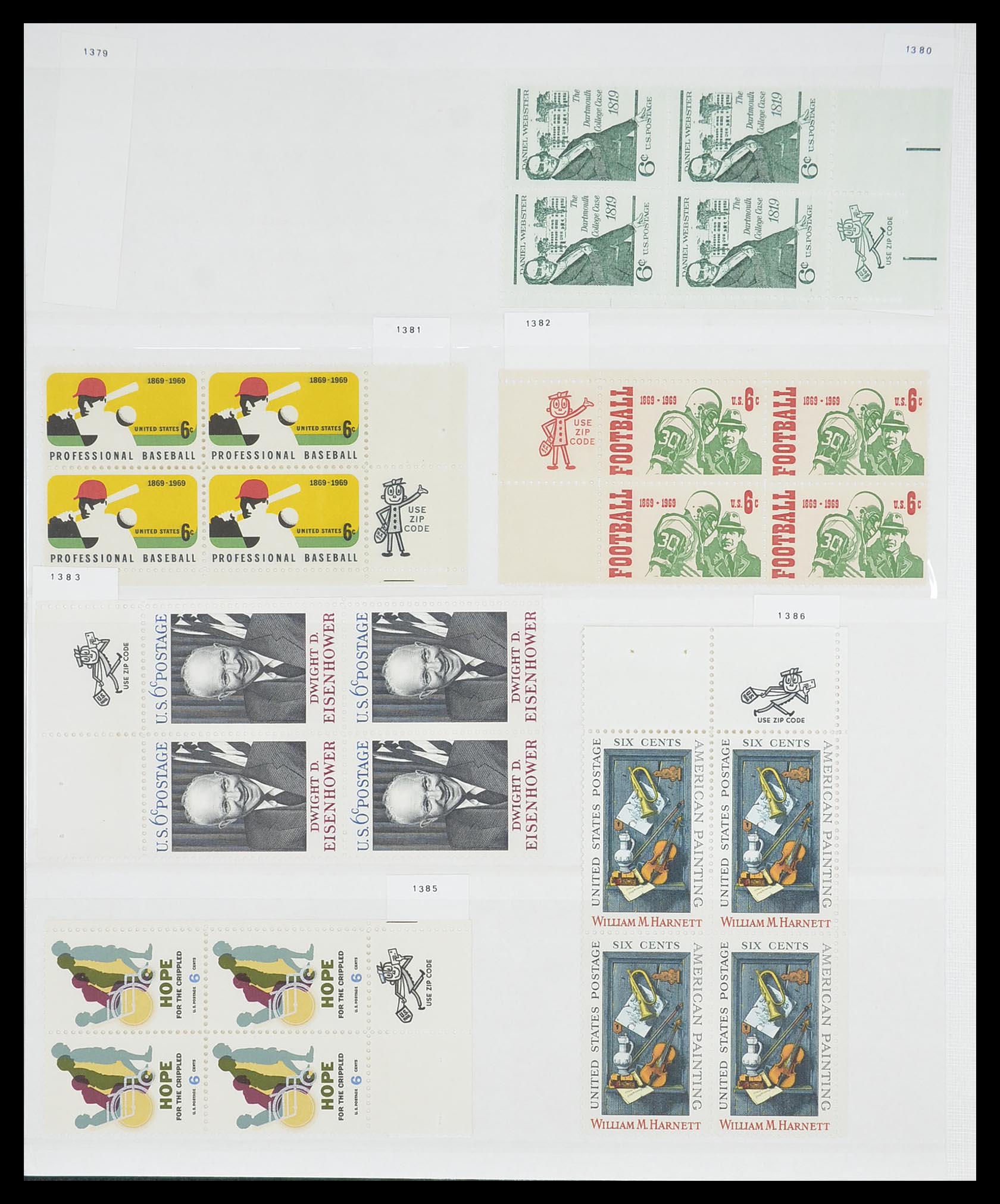 33904 028 - Stamp collection 33904 USA 1938-1998.
