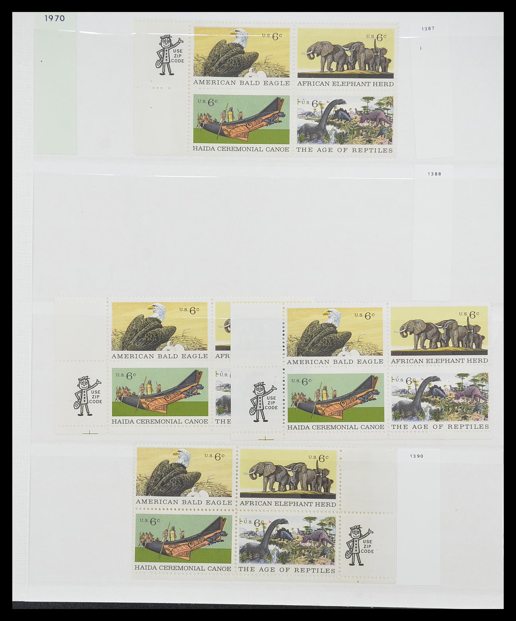 33904 029 - Stamp collection 33904 USA 1938-1998.