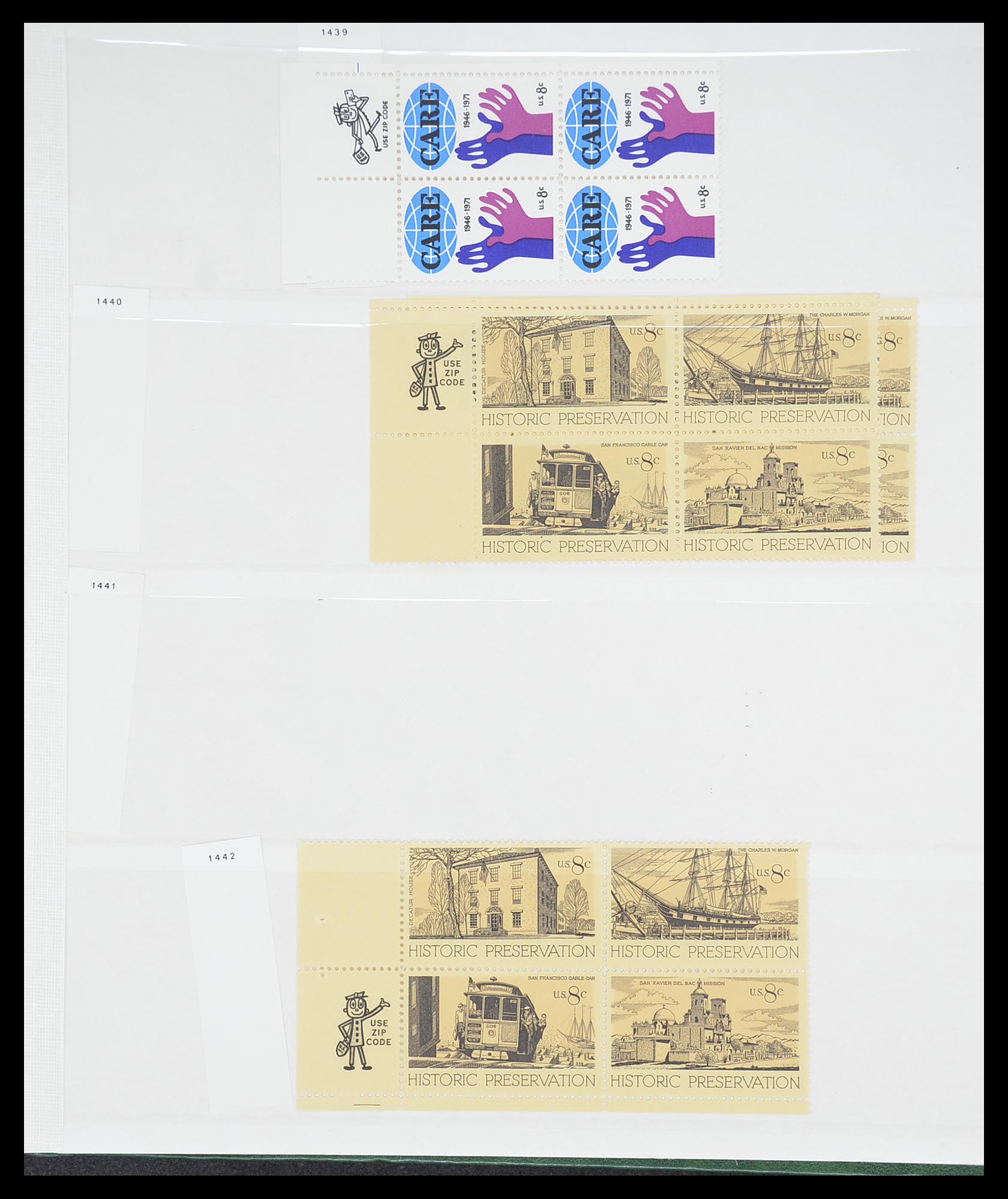 33904 035 - Stamp collection 33904 USA 1938-1998.