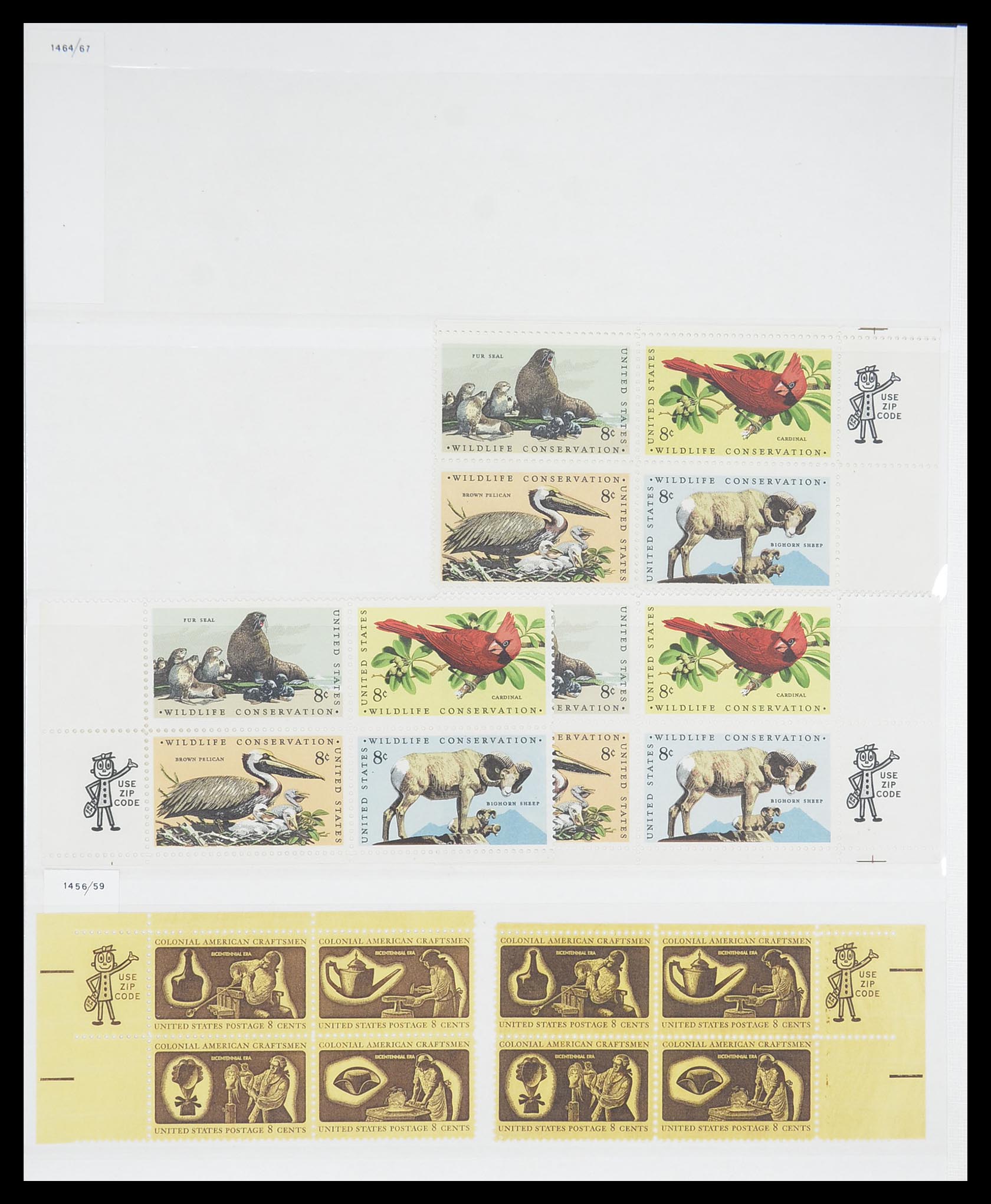 33904 038 - Postzegelverzameling 33904 USA 1938-1998.