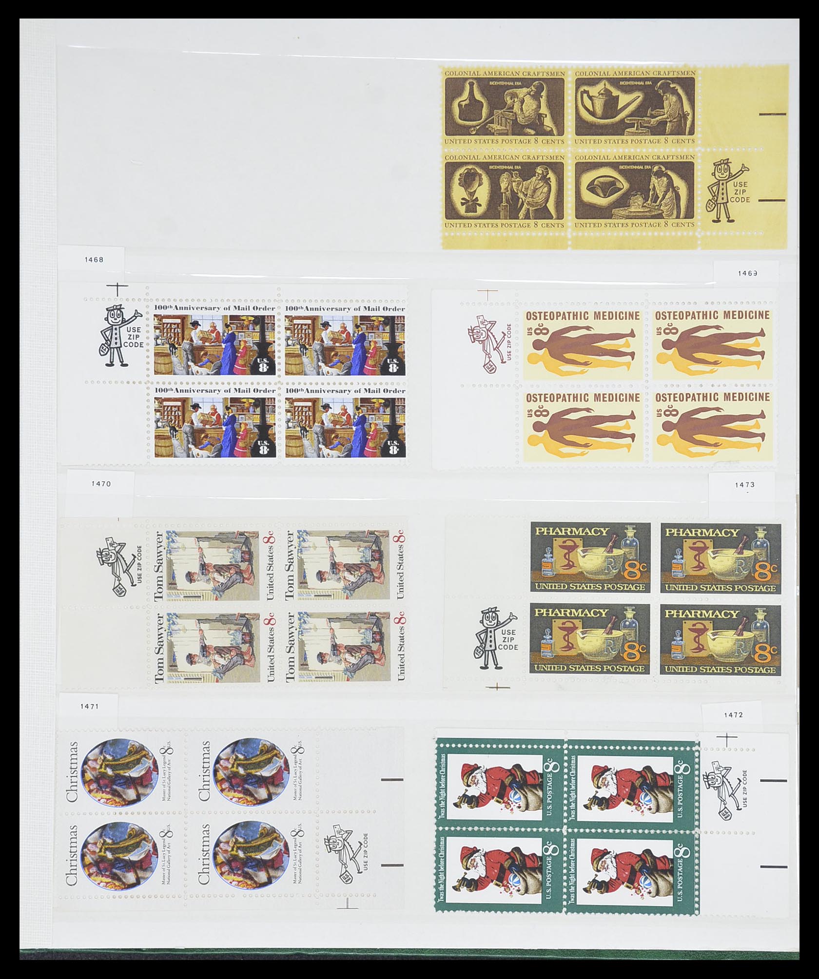 33904 039 - Stamp collection 33904 USA 1938-1998.