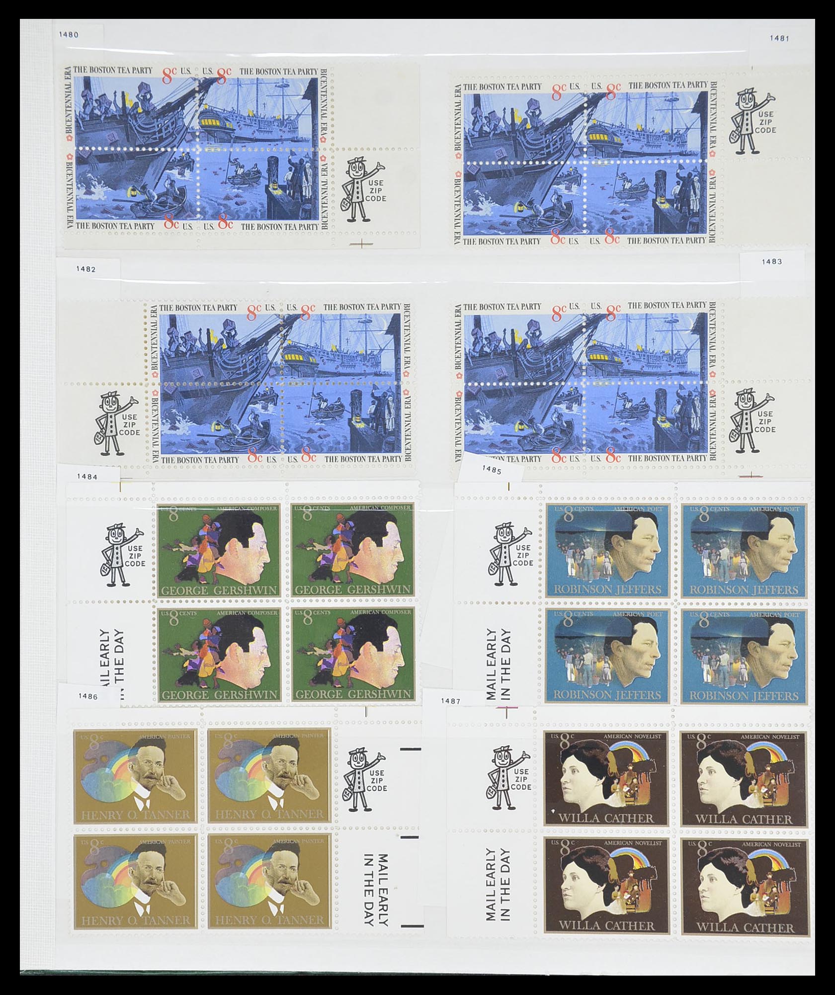 33904 041 - Stamp collection 33904 USA 1938-1998.