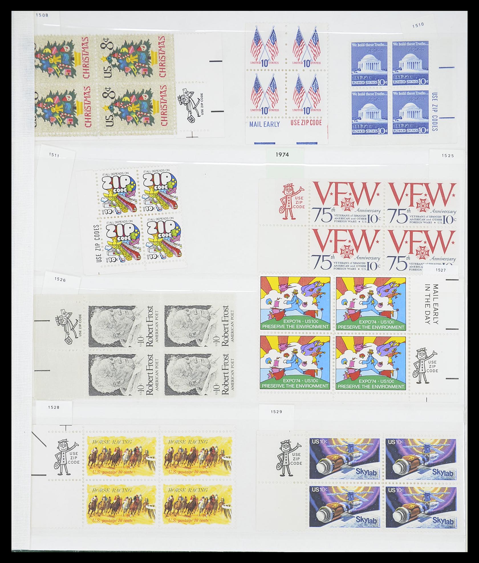 33904 043 - Postzegelverzameling 33904 USA 1938-1998.