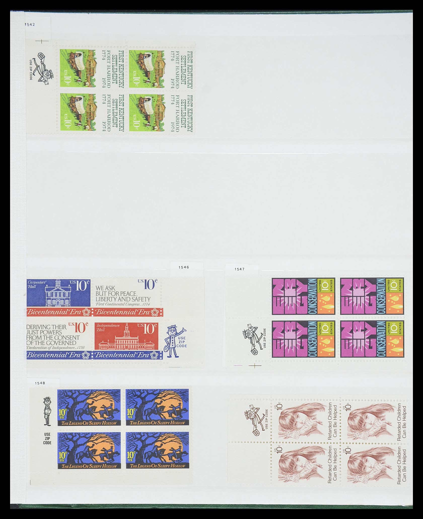 33904 045 - Stamp collection 33904 USA 1938-1998.
