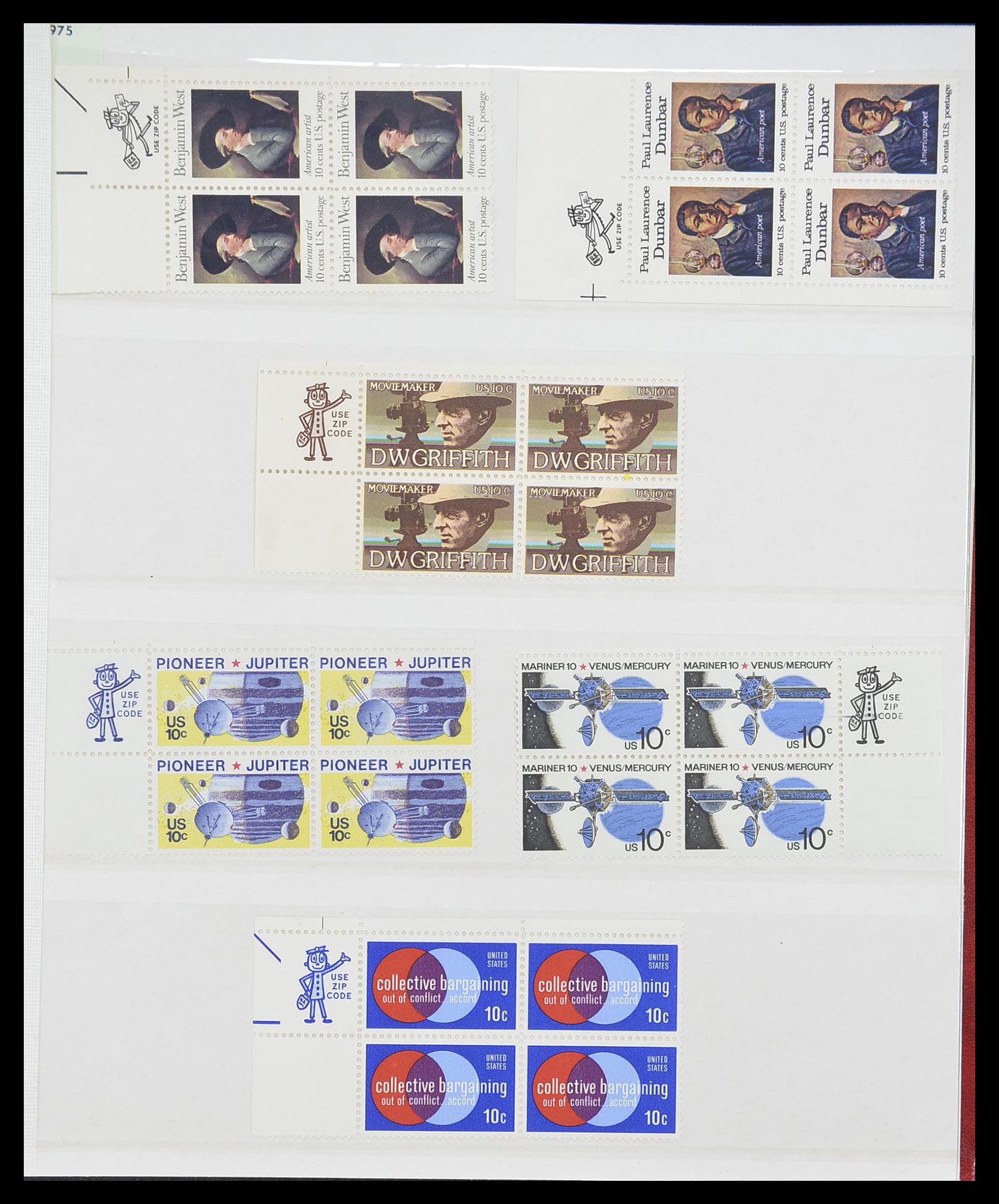 33904 048 - Stamp collection 33904 USA 1938-1998.