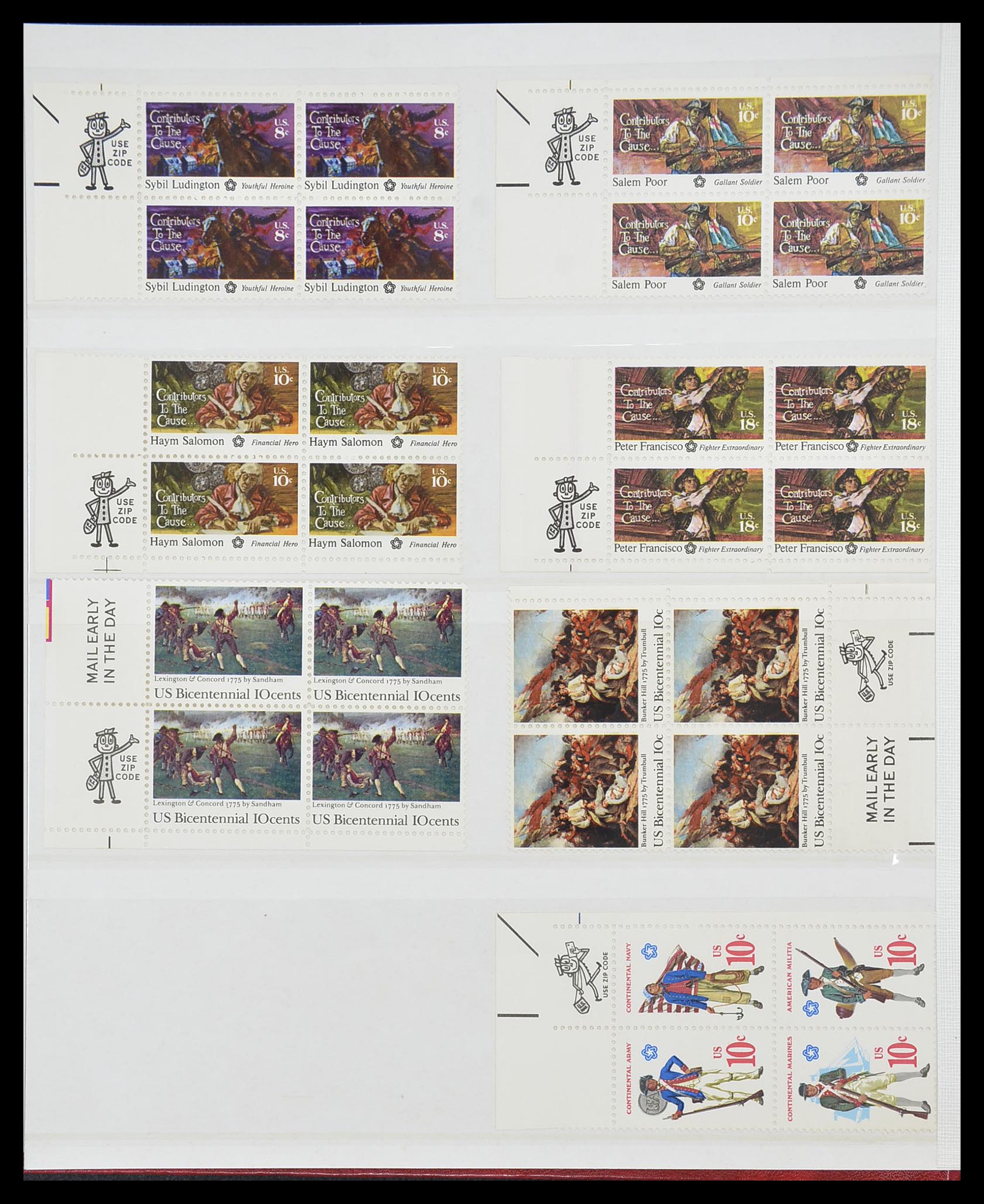 33904 049 - Stamp collection 33904 USA 1938-1998.