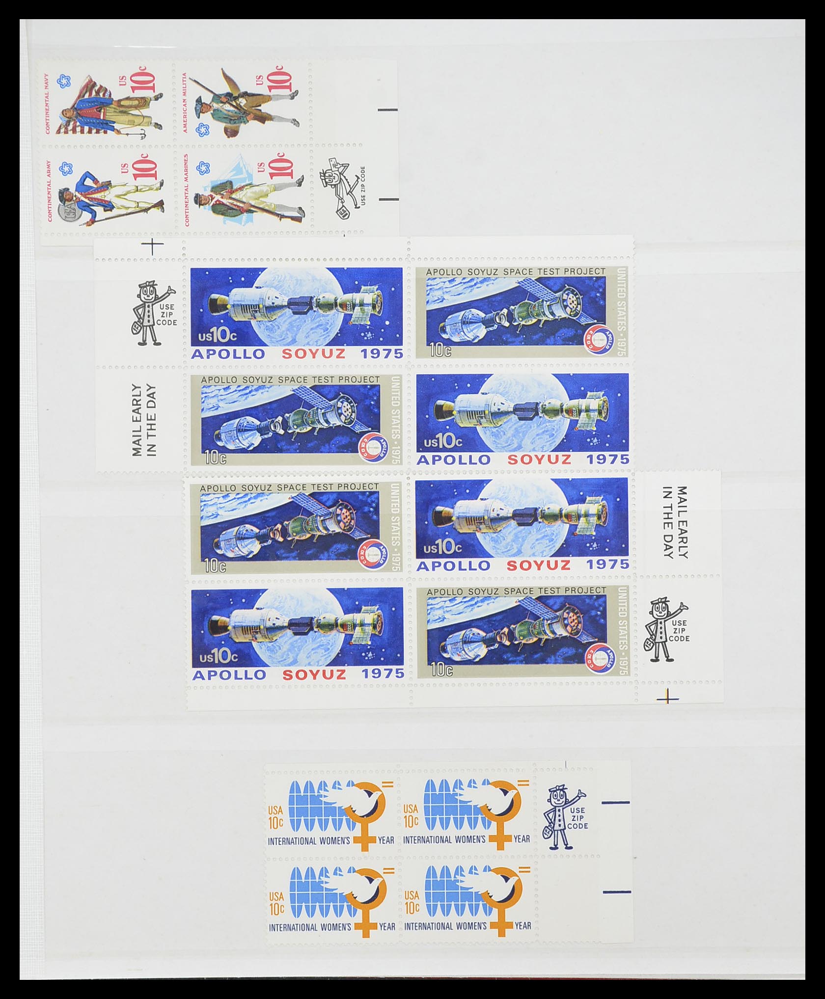 33904 050 - Stamp collection 33904 USA 1938-1998.