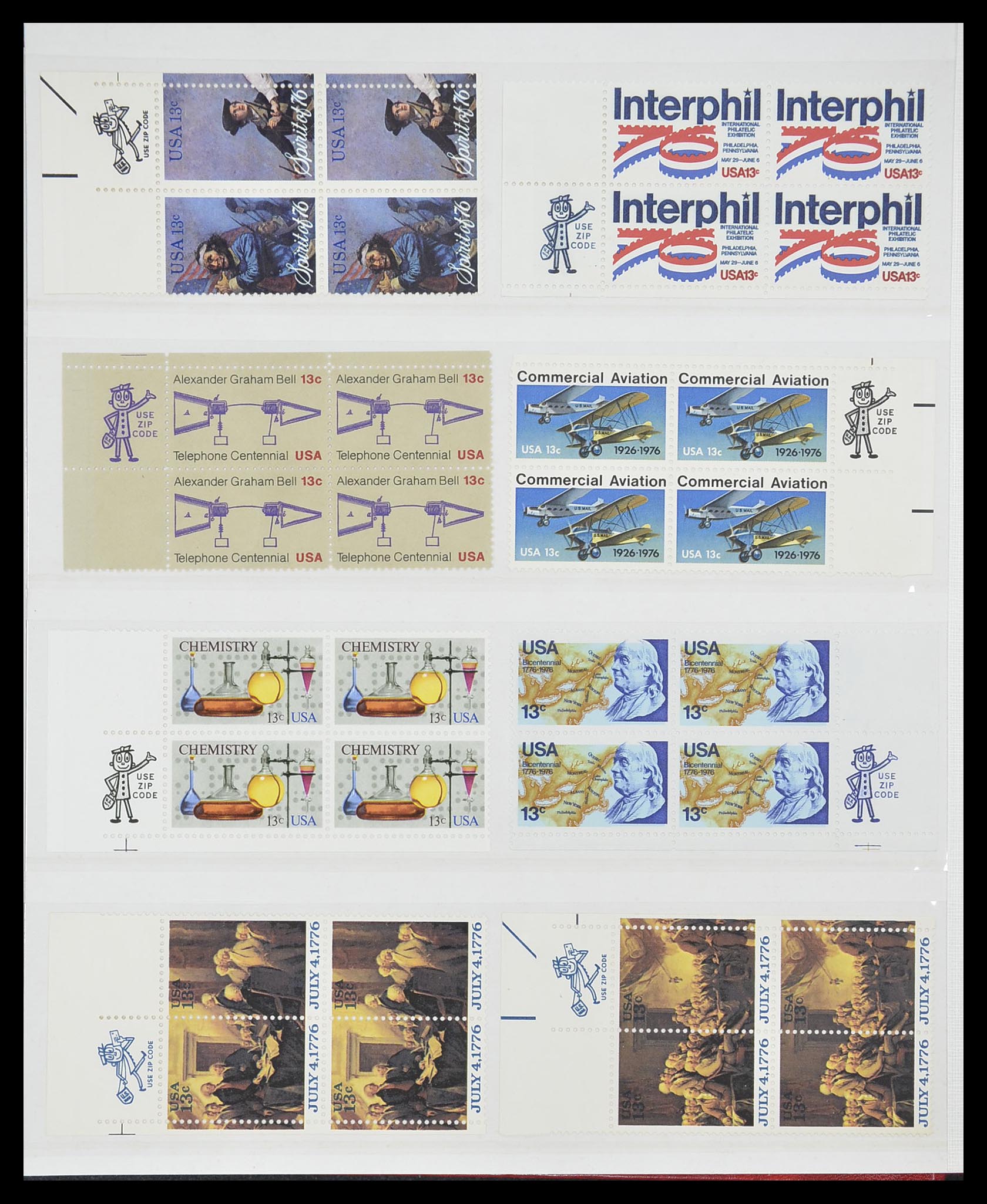 33904 053 - Stamp collection 33904 USA 1938-1998.