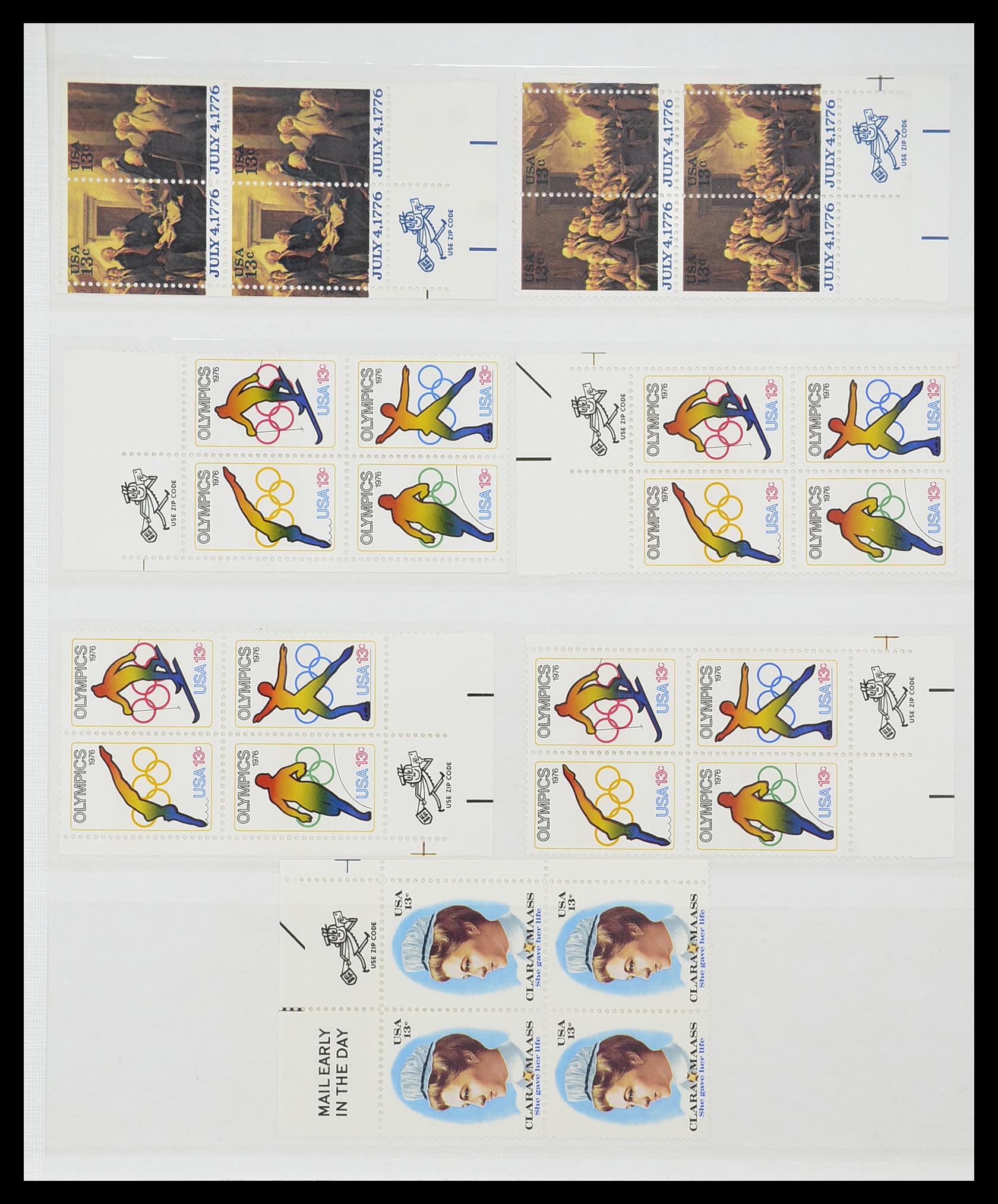 33904 054 - Stamp collection 33904 USA 1938-1998.