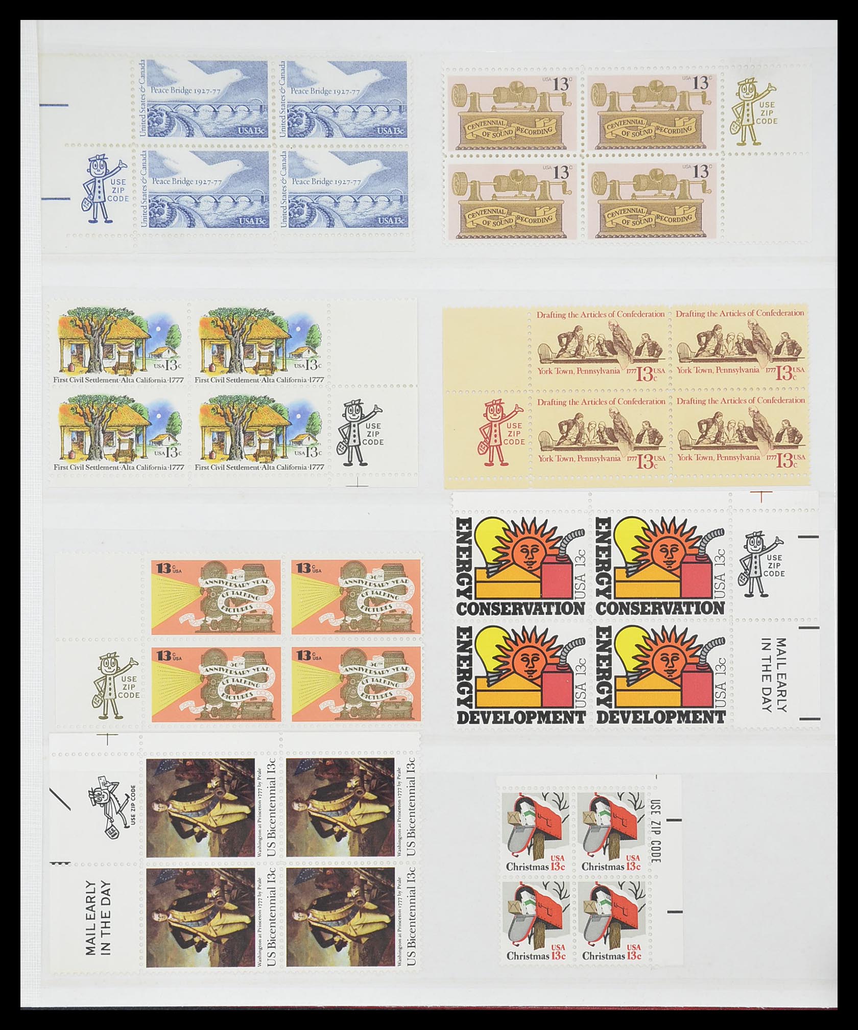 33904 056 - Stamp collection 33904 USA 1938-1998.