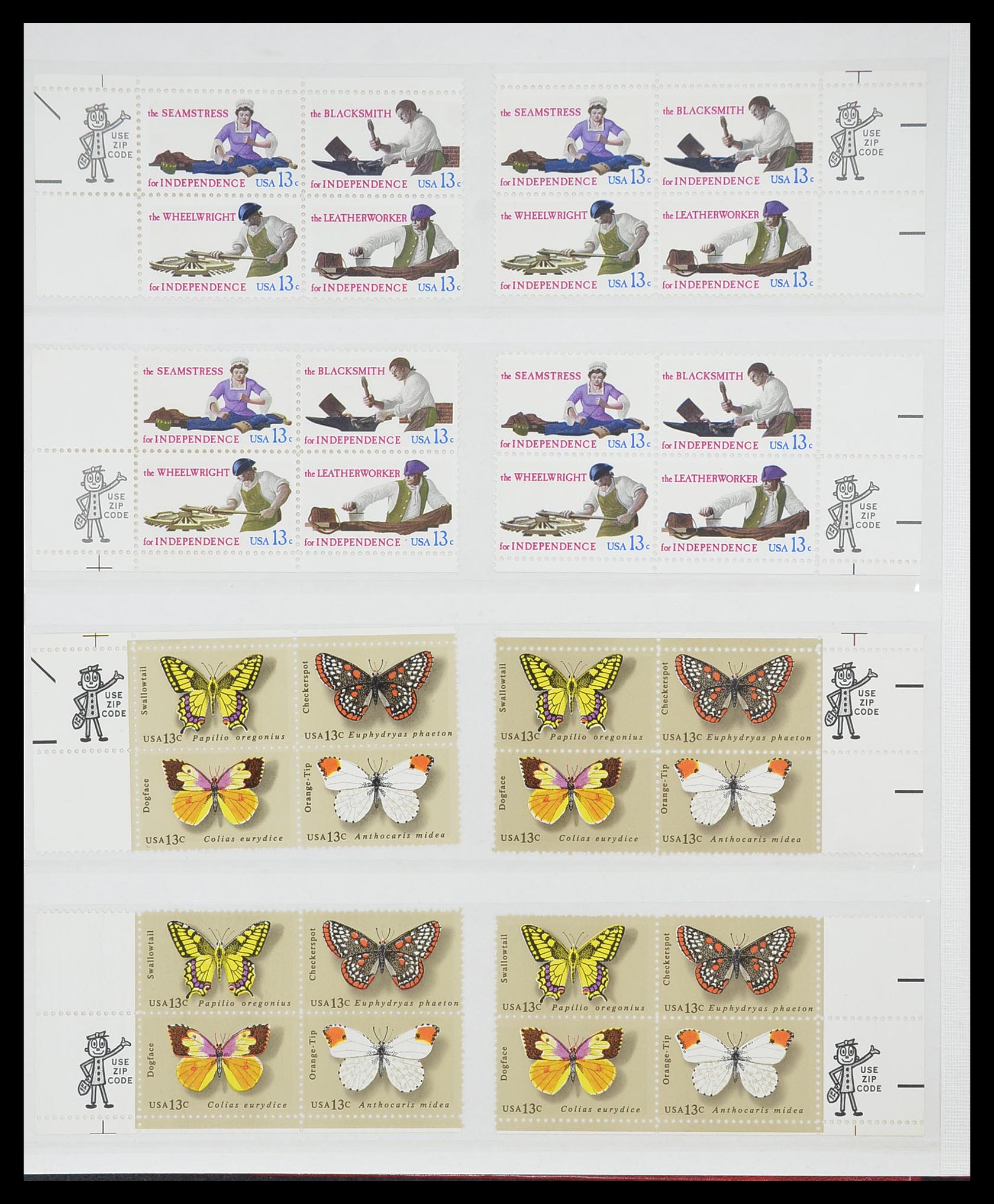 33904 057 - Stamp collection 33904 USA 1938-1998.