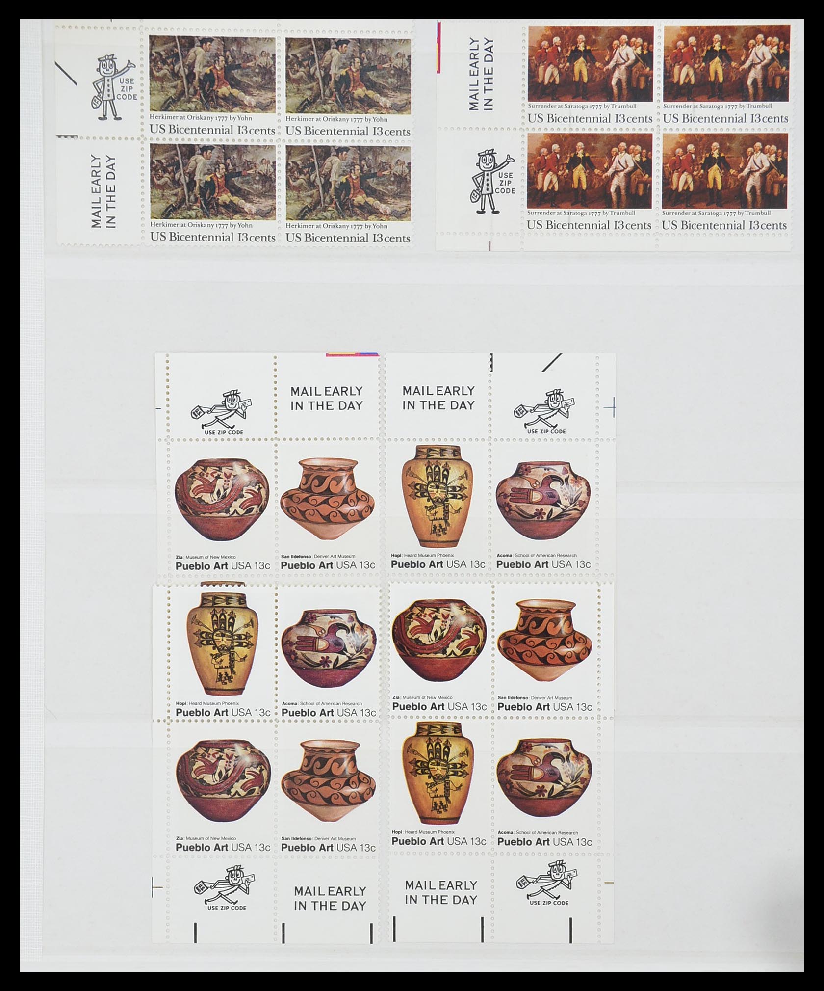 33904 058 - Stamp collection 33904 USA 1938-1998.