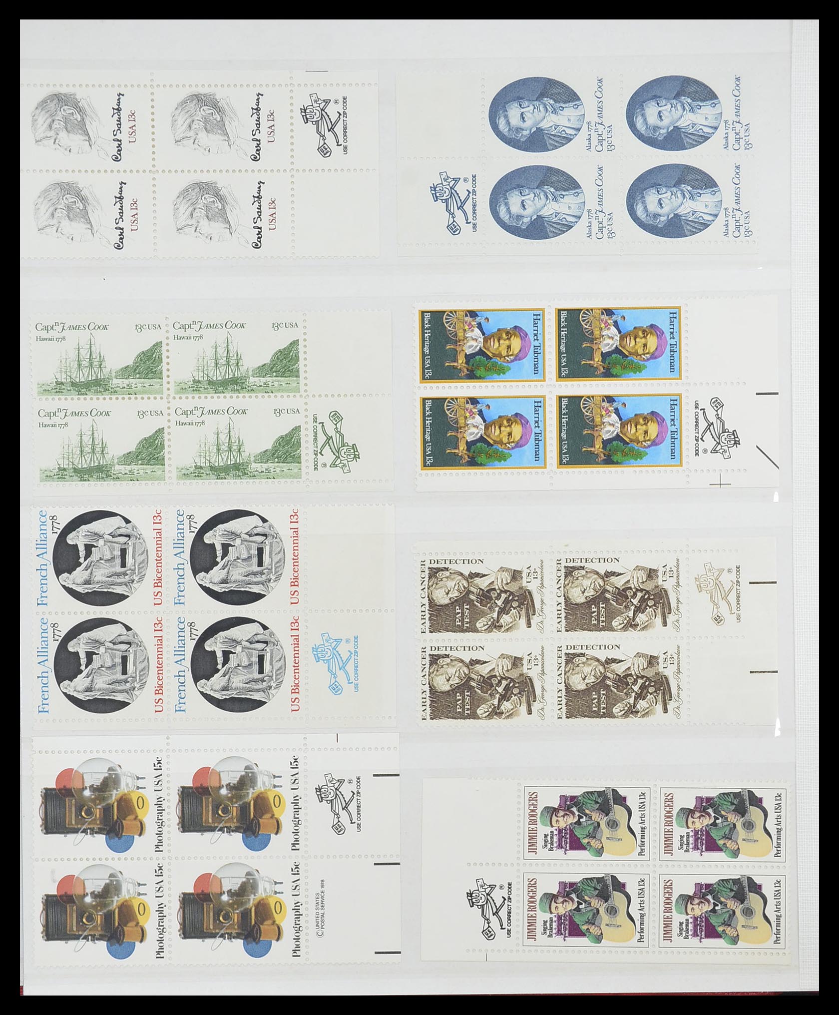 33904 061 - Stamp collection 33904 USA 1938-1998.