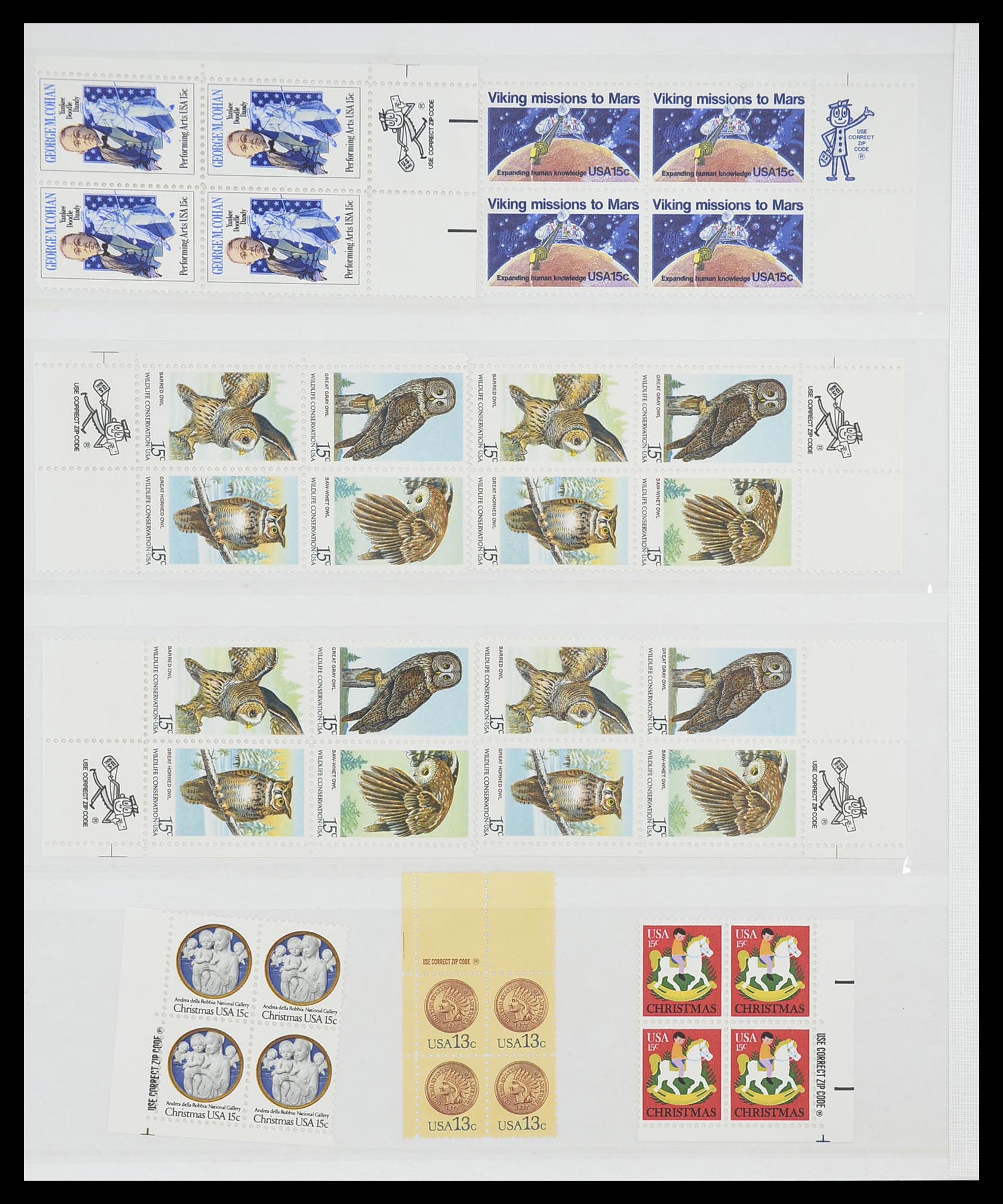 33904 063 - Stamp collection 33904 USA 1938-1998.