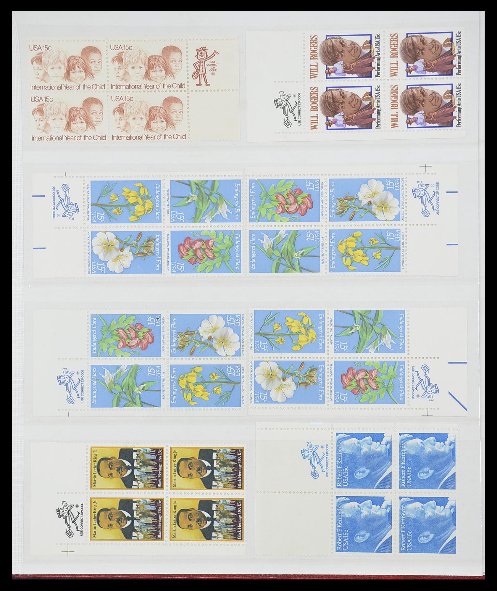 33904 066 - Stamp collection 33904 USA 1938-1998.