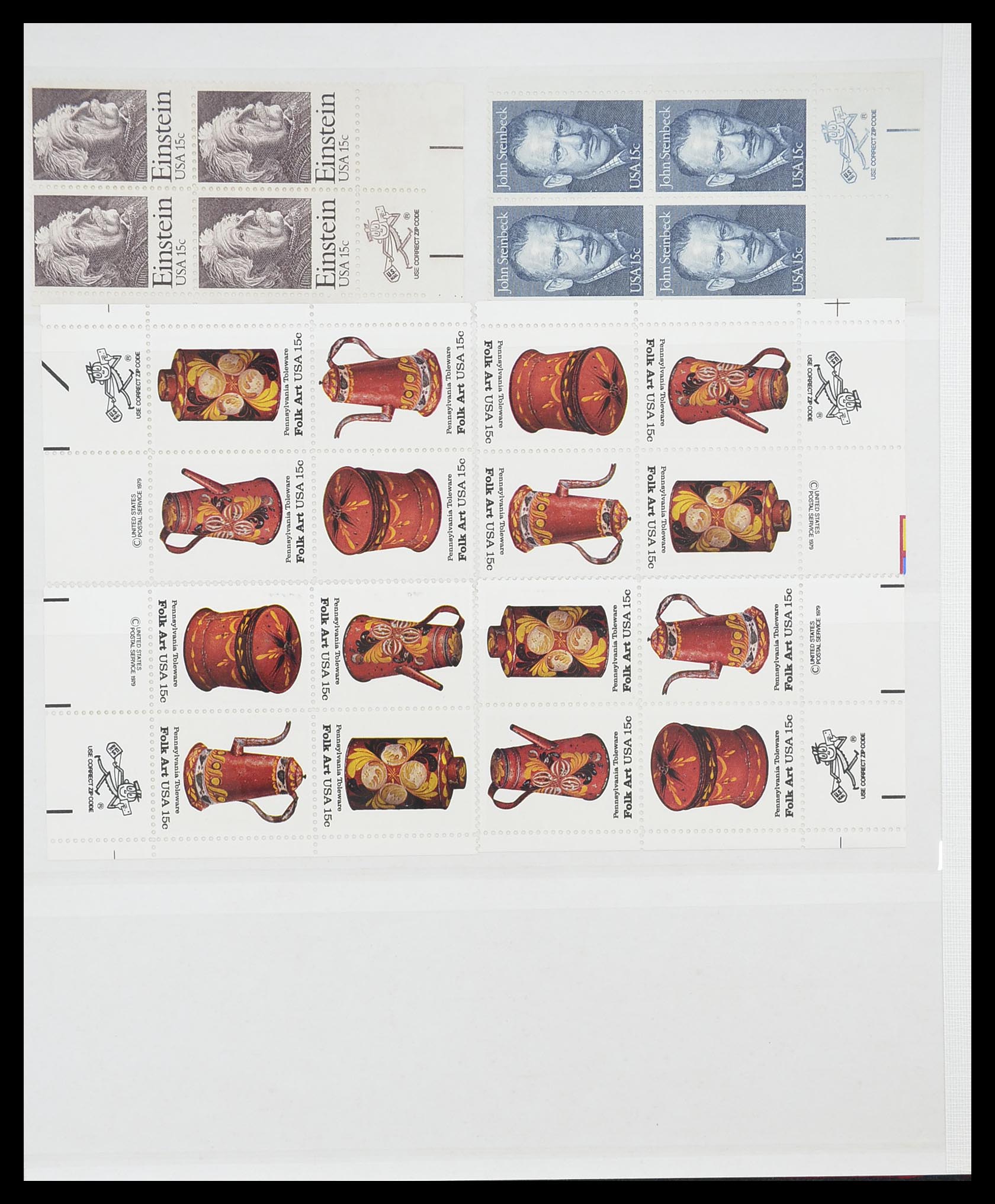 33904 067 - Stamp collection 33904 USA 1938-1998.