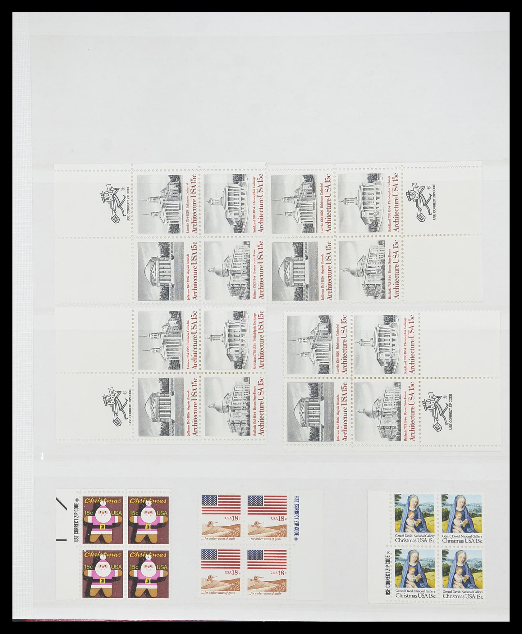 33904 068 - Stamp collection 33904 USA 1938-1998.