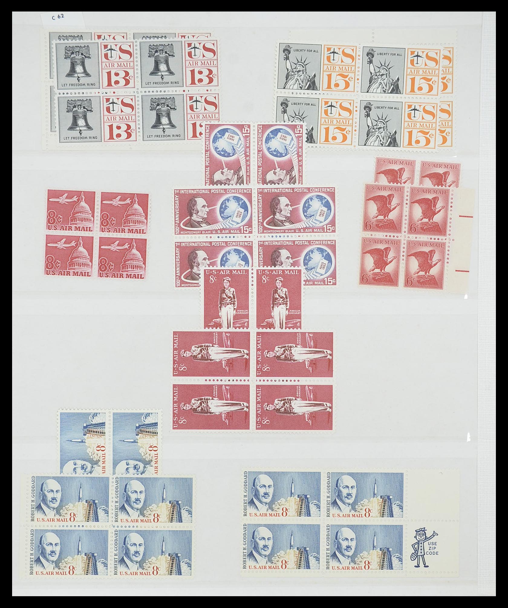 33904 073 - Stamp collection 33904 USA 1938-1998.