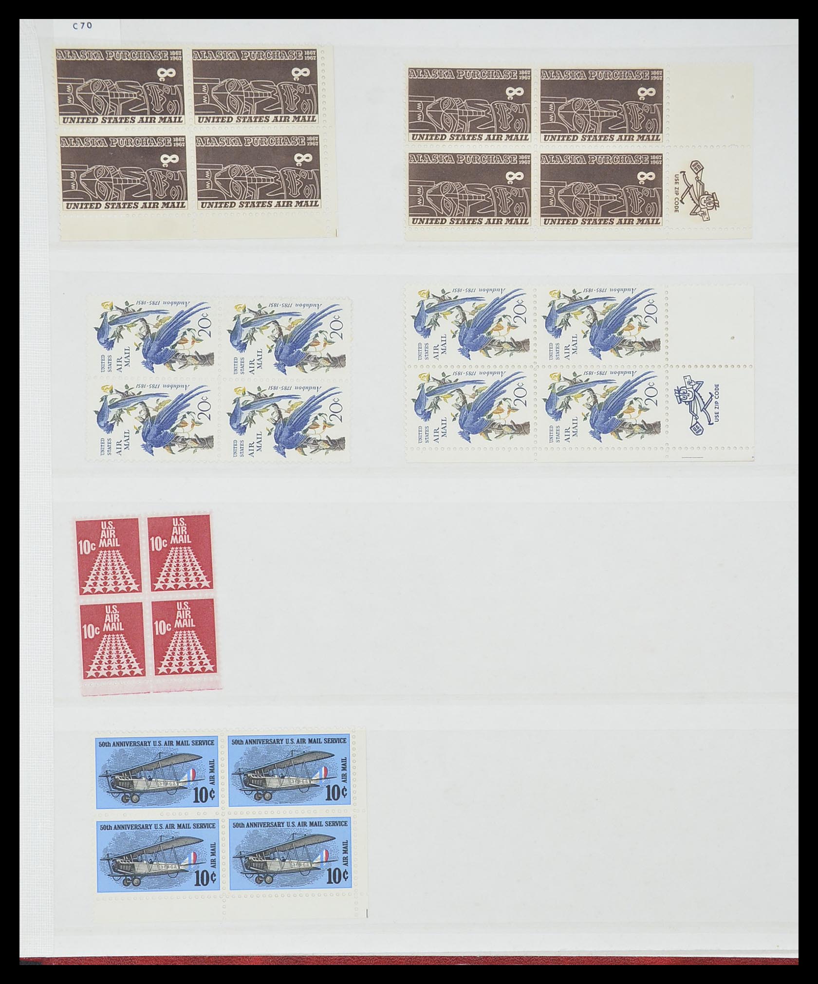 33904 074 - Stamp collection 33904 USA 1938-1998.