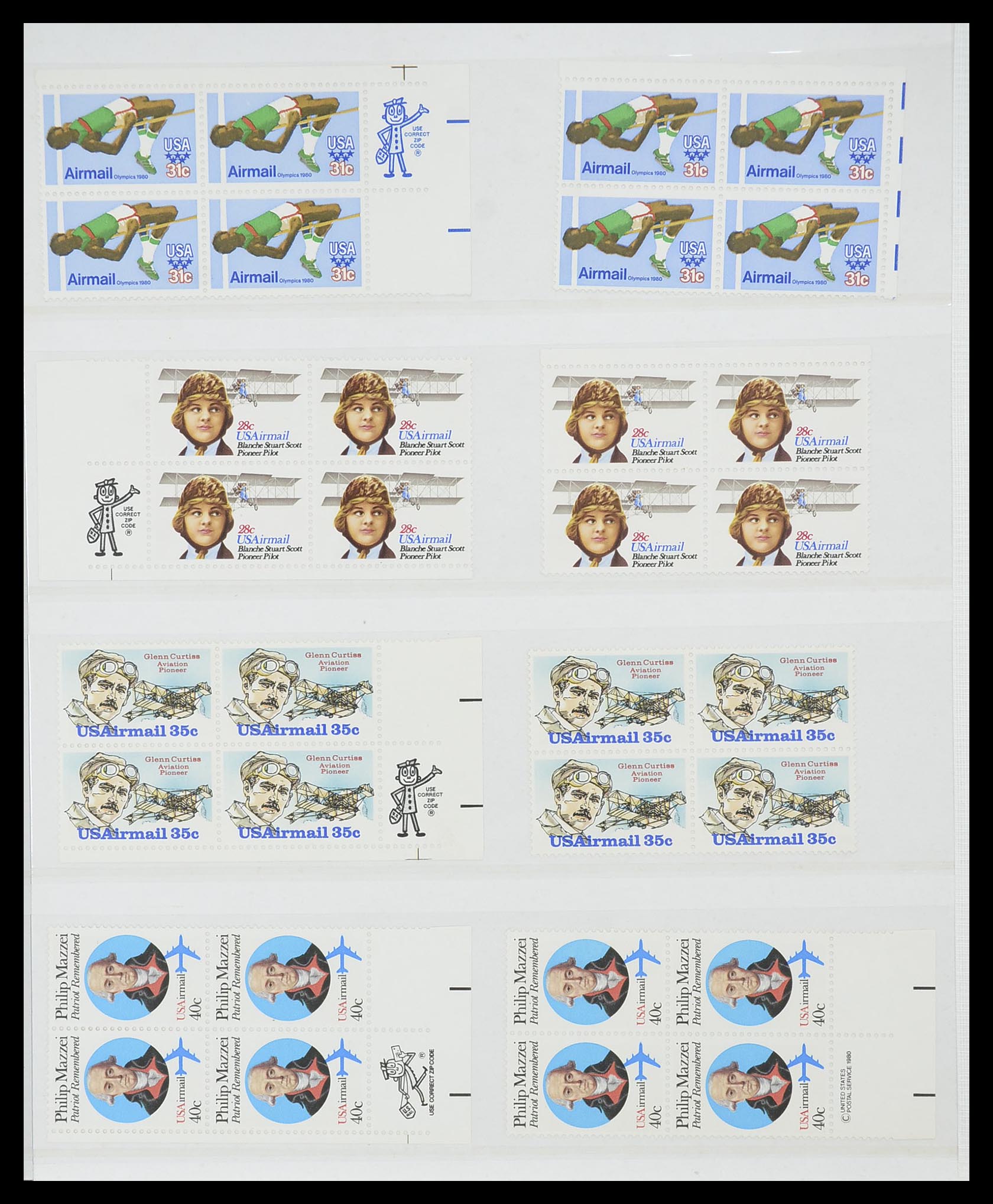 33904 079 - Stamp collection 33904 USA 1938-1998.