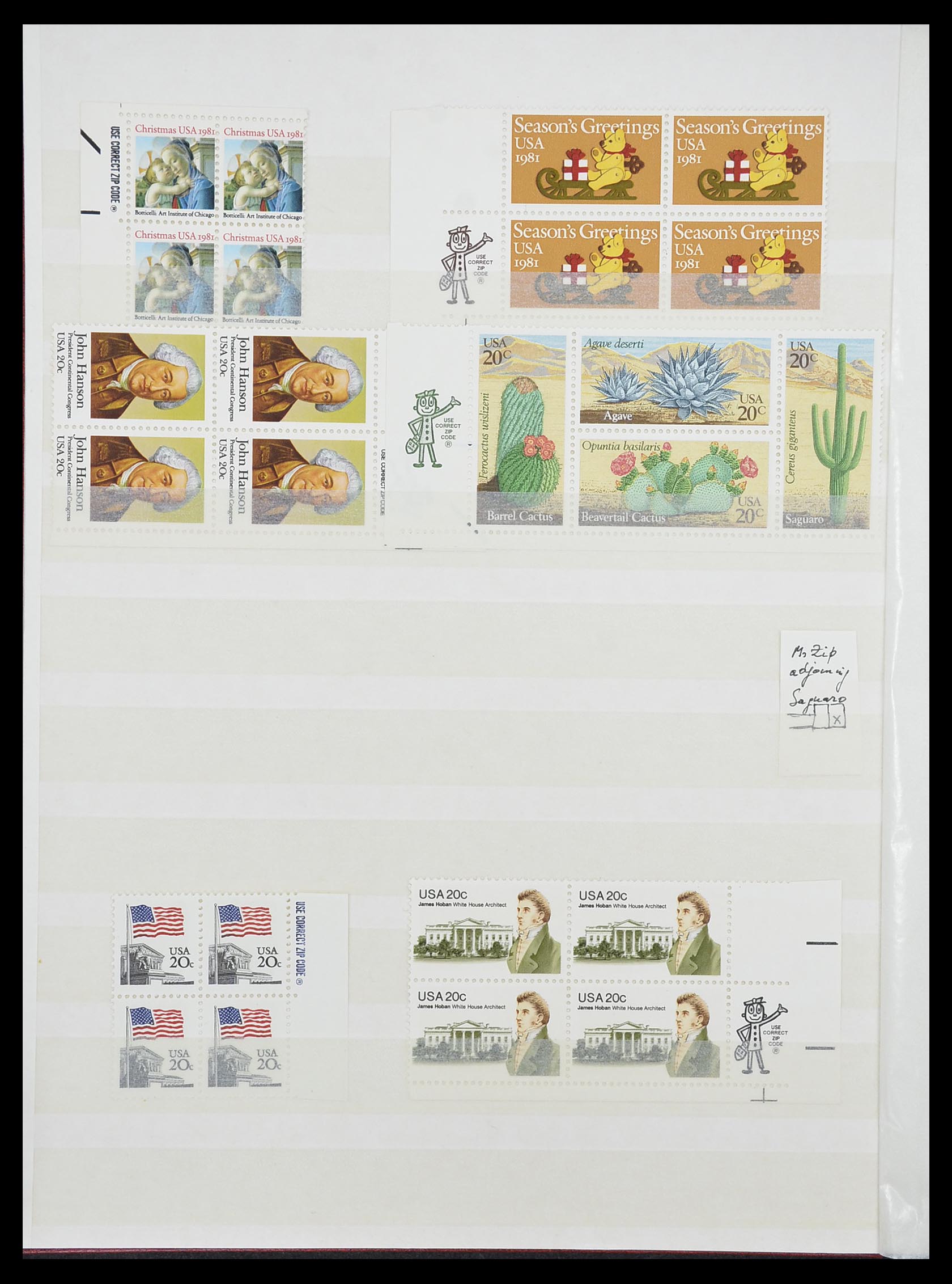 33904 087 - Stamp collection 33904 USA 1938-1998.