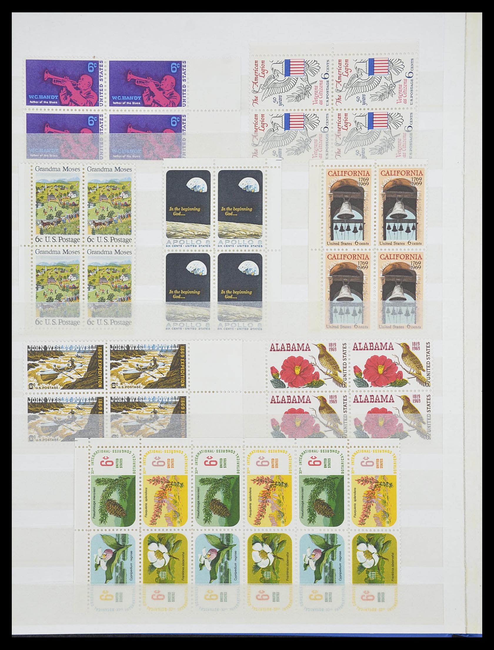 33904 094 - Stamp collection 33904 USA 1938-1998.