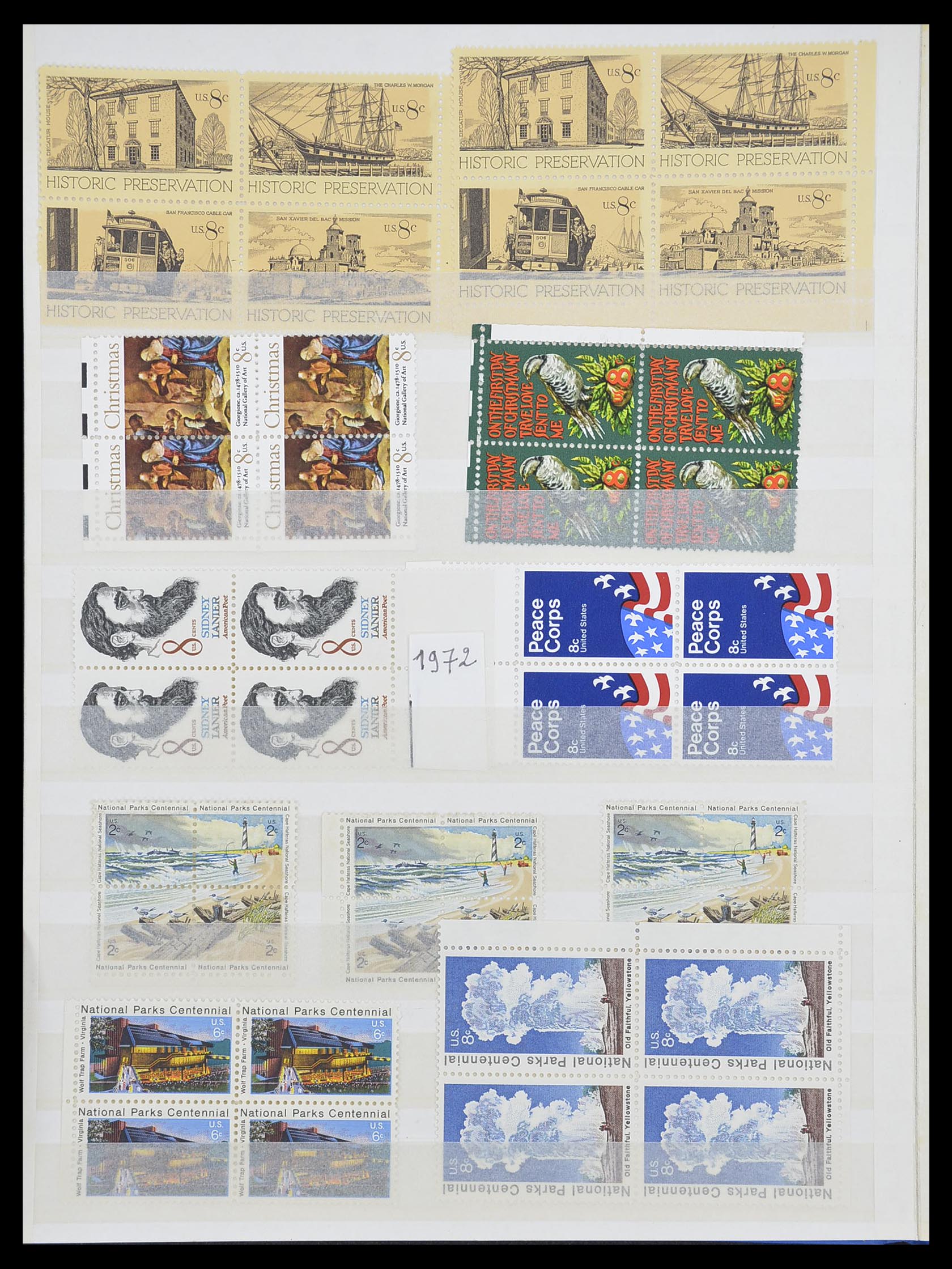 33904 100 - Stamp collection 33904 USA 1938-1998.