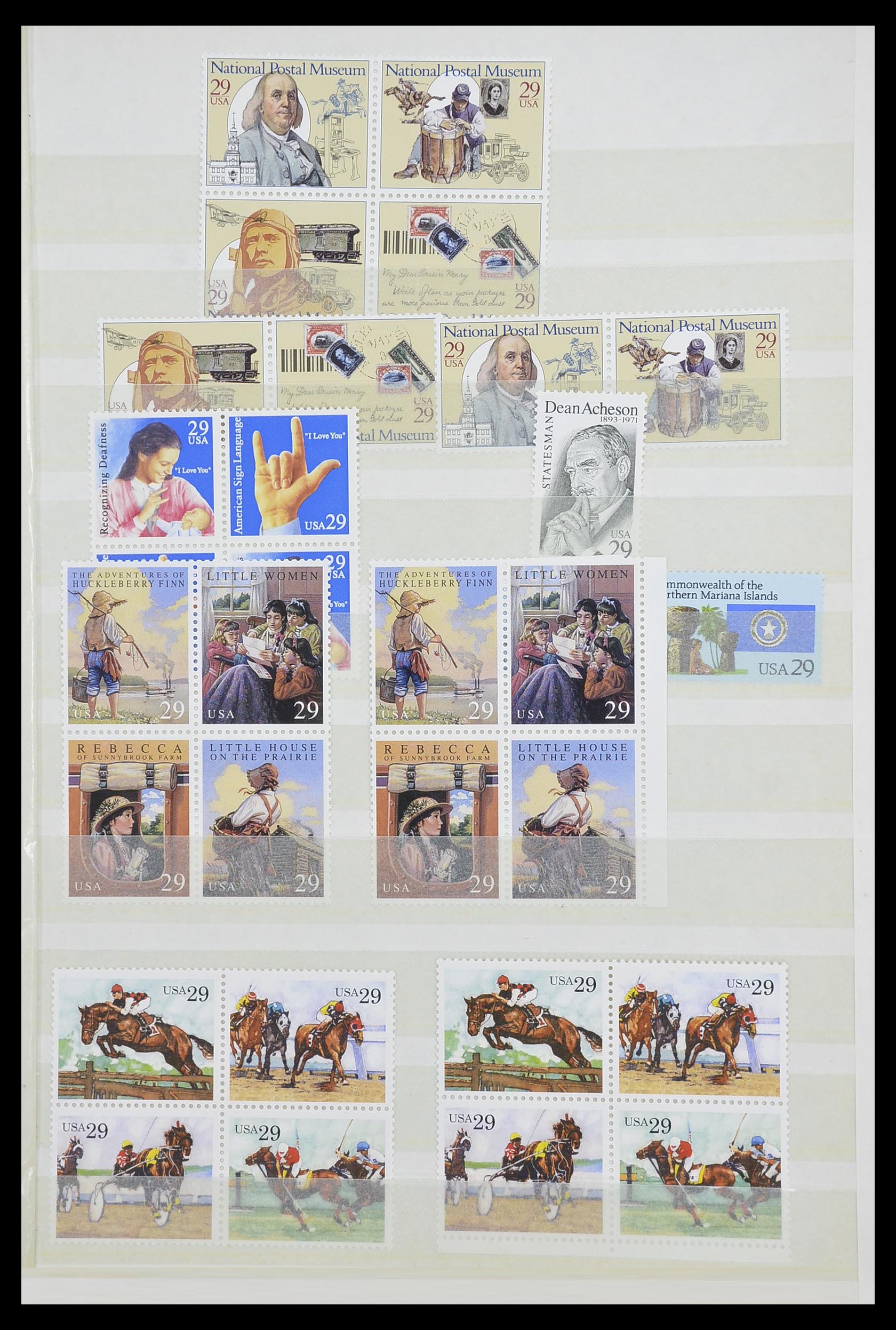 33904 181 - Stamp collection 33904 USA 1938-1998.